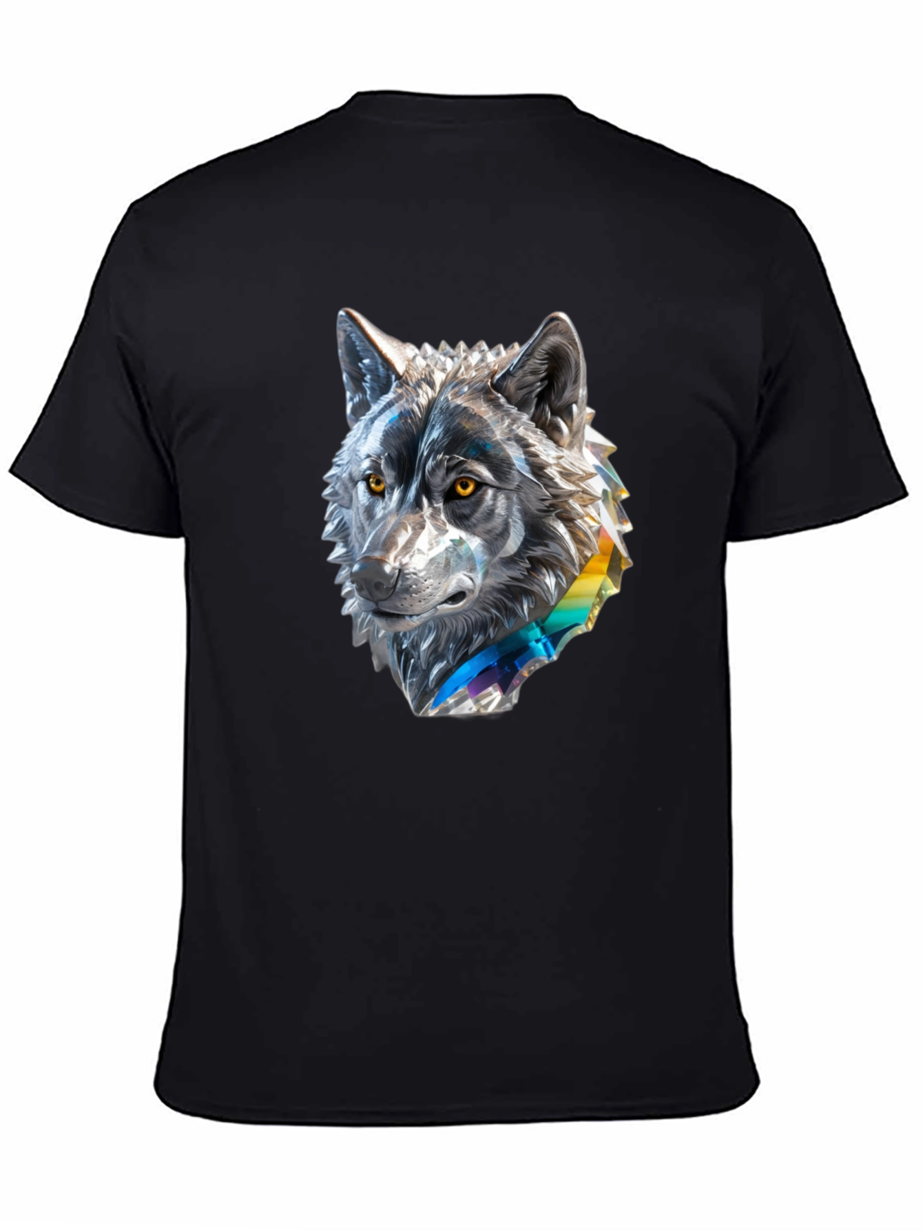 Wolf Graphic Tee - Mens Black T-Shirt