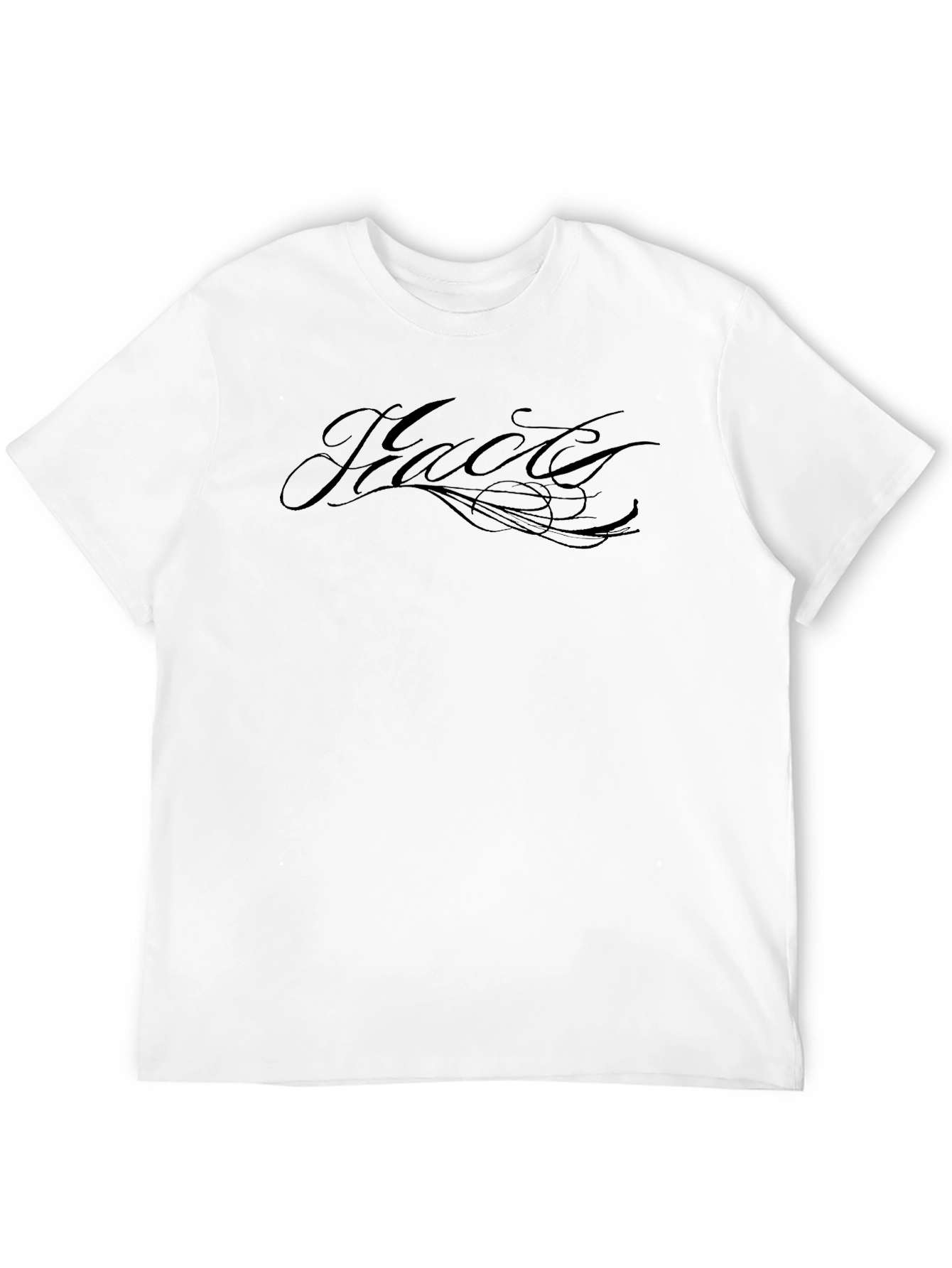 Facts Black T-Shirt - Stylish Casual Wear
