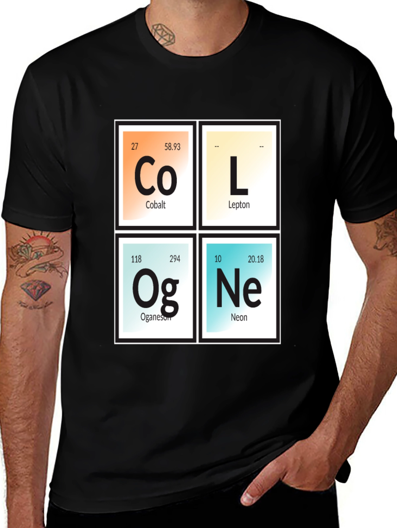 Cool Periodic Table Elements T-Shirt - Science Tee