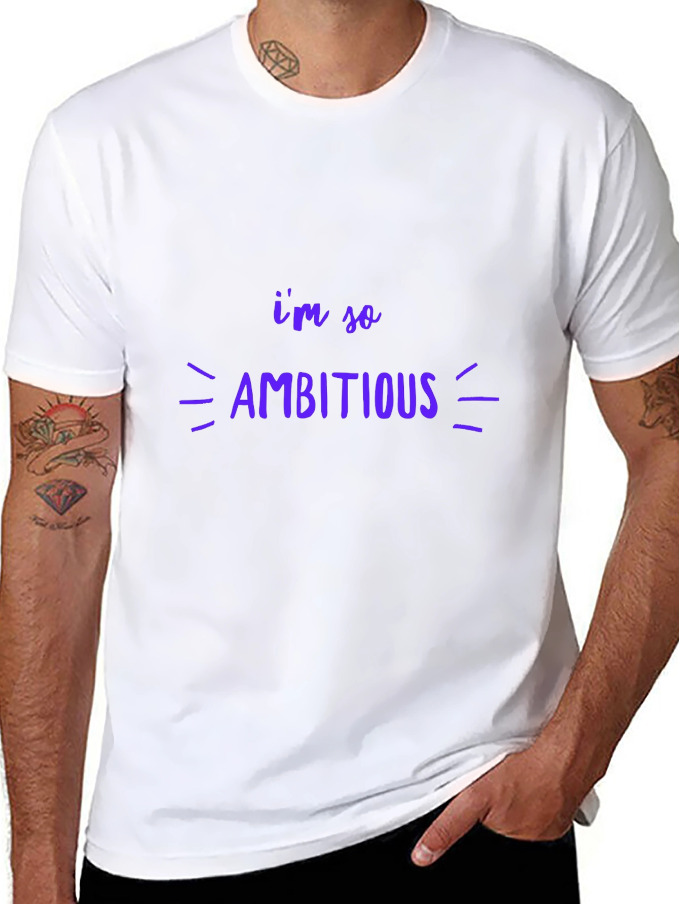 Ambitious Graphic Tee - Black Unisex T-Shirt