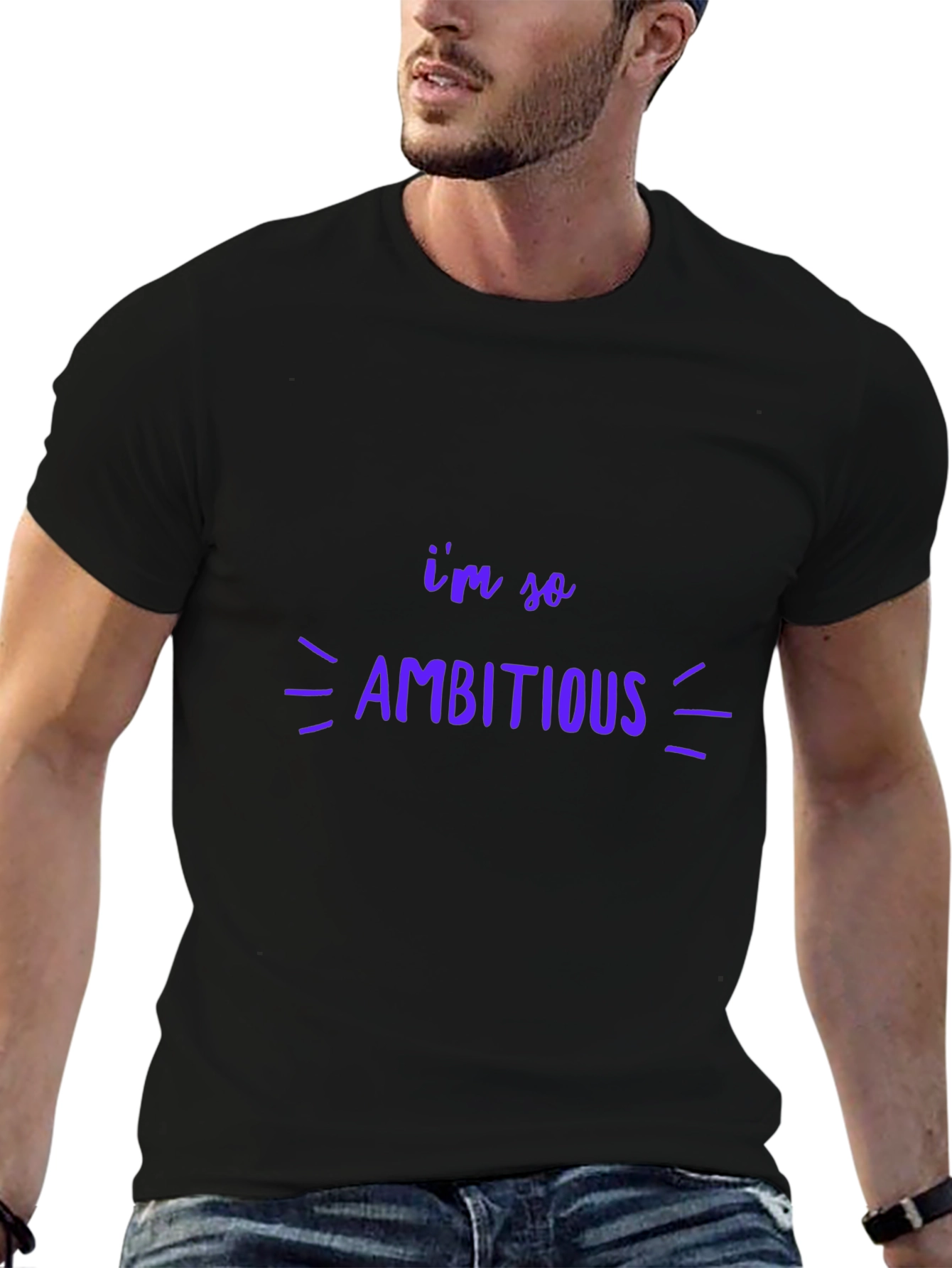 Ambitious Graphic Tee - Black Unisex T-Shirt