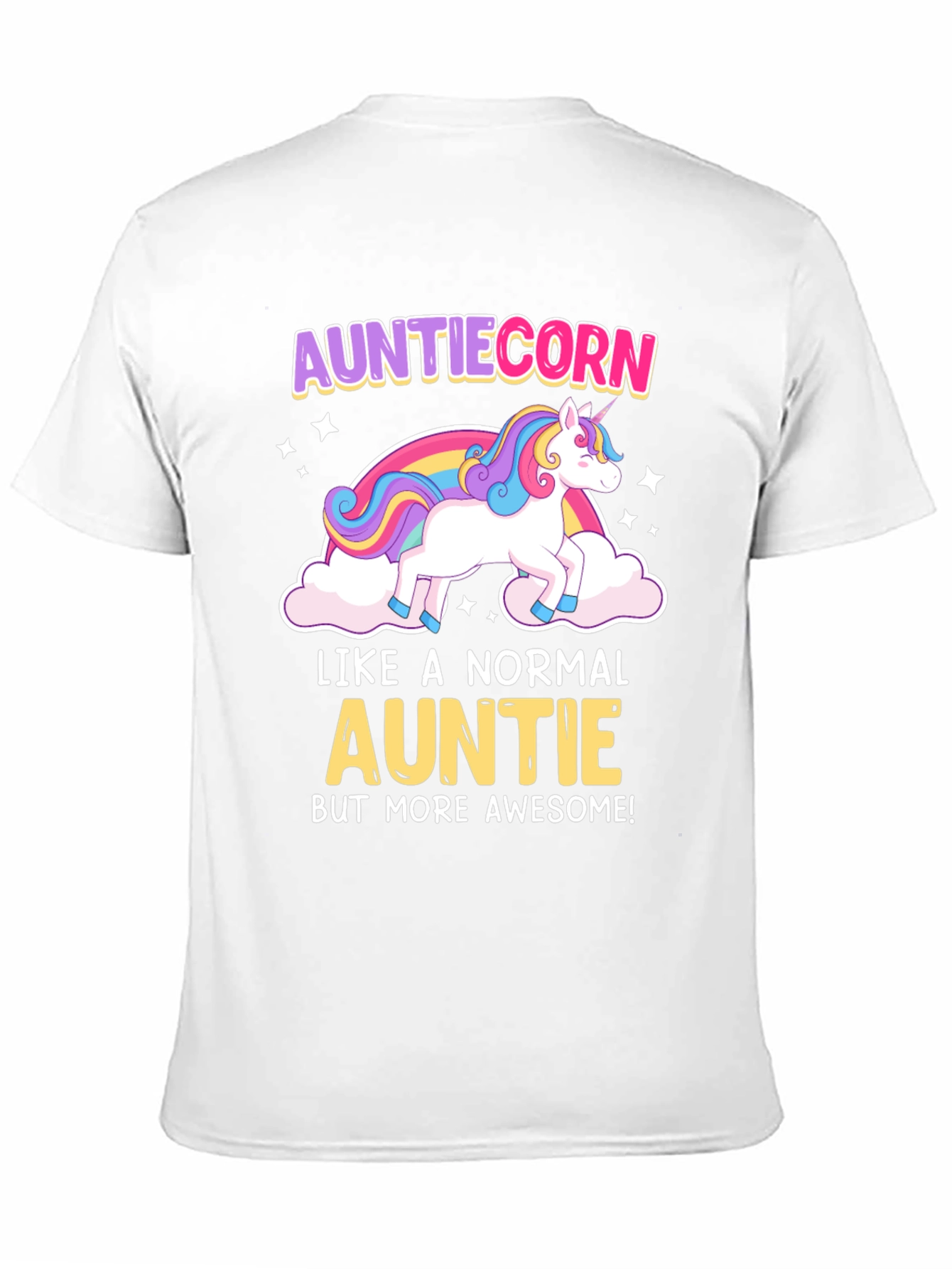 Auntiecorn Awesome Aunt T-Shirt