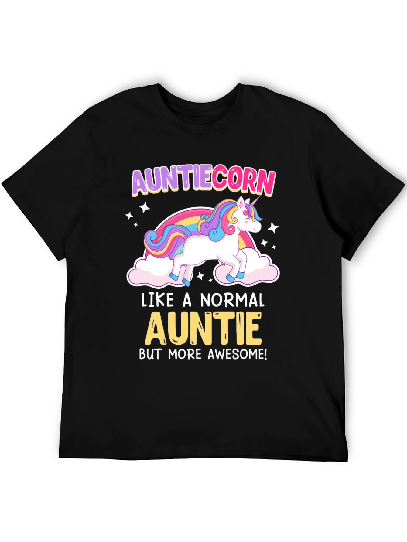 Auntiecorn Awesome Aunt T-Shirt