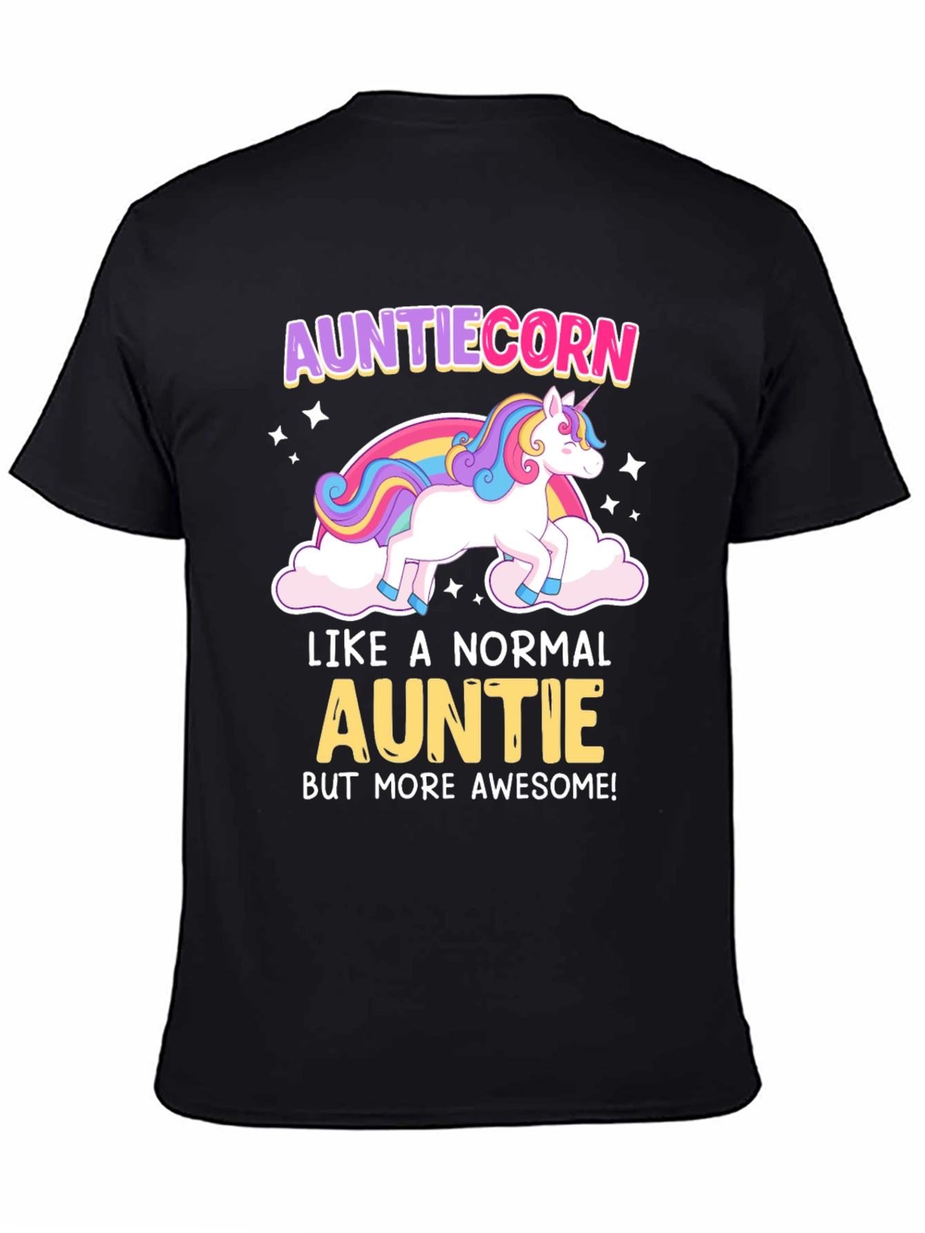 Auntiecorn Awesome Aunt T-Shirt
