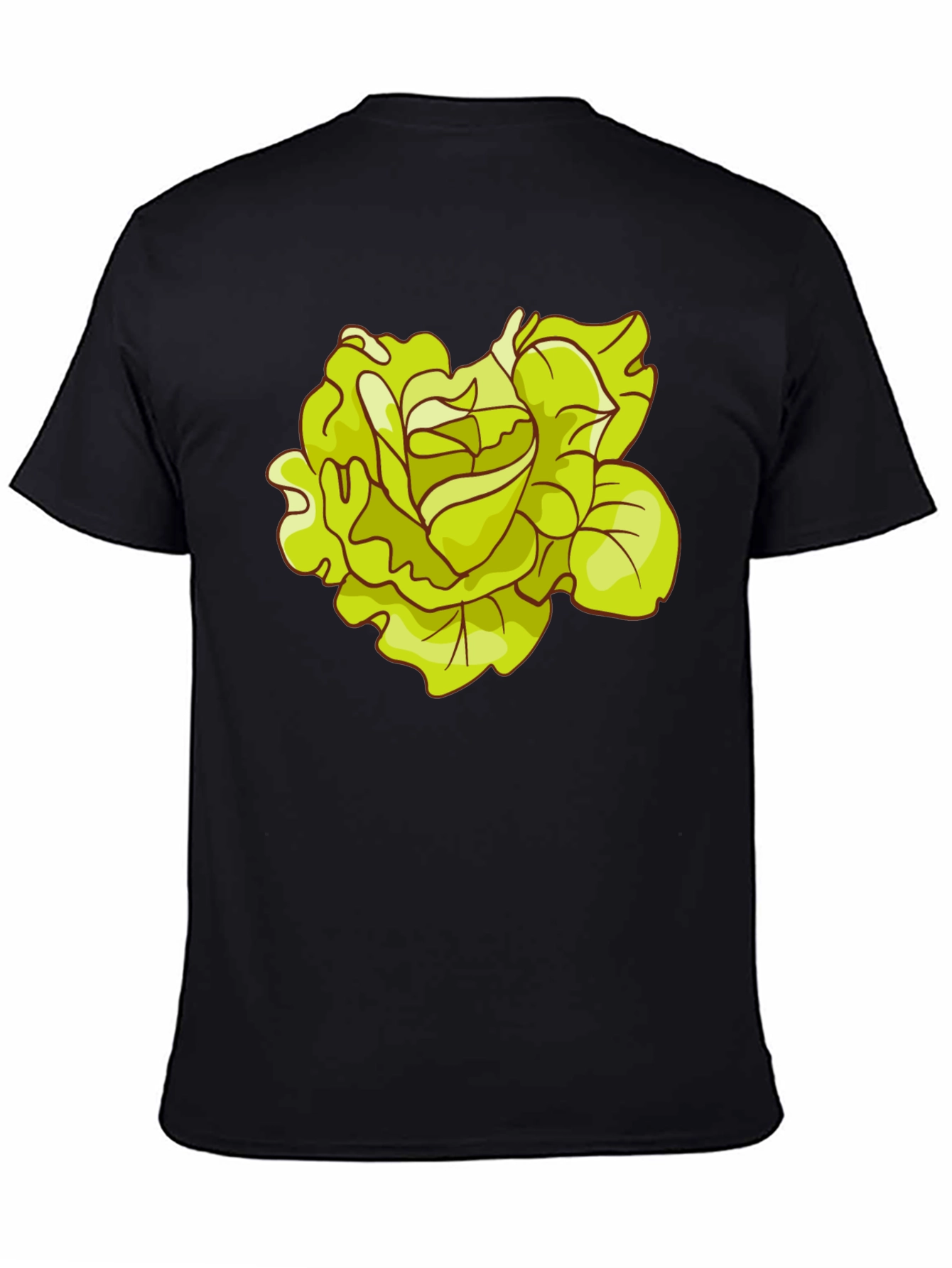 Lettuce Graphic Black T-Shirt