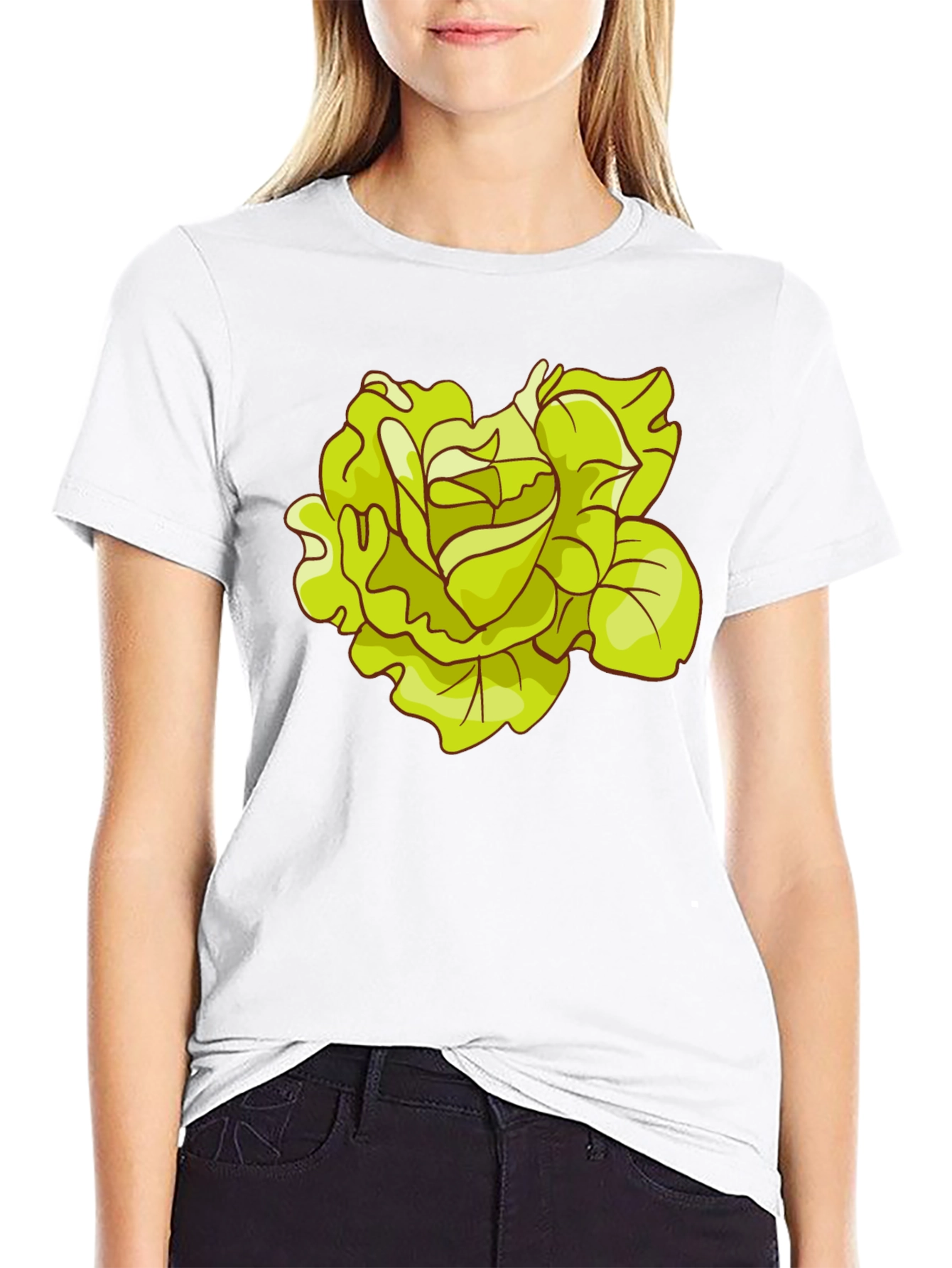 Lettuce Graphic Black T-Shirt
