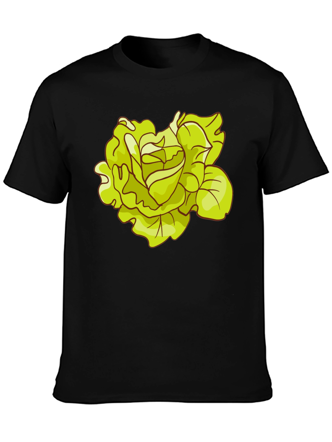 Lettuce Graphic Black T-Shirt
