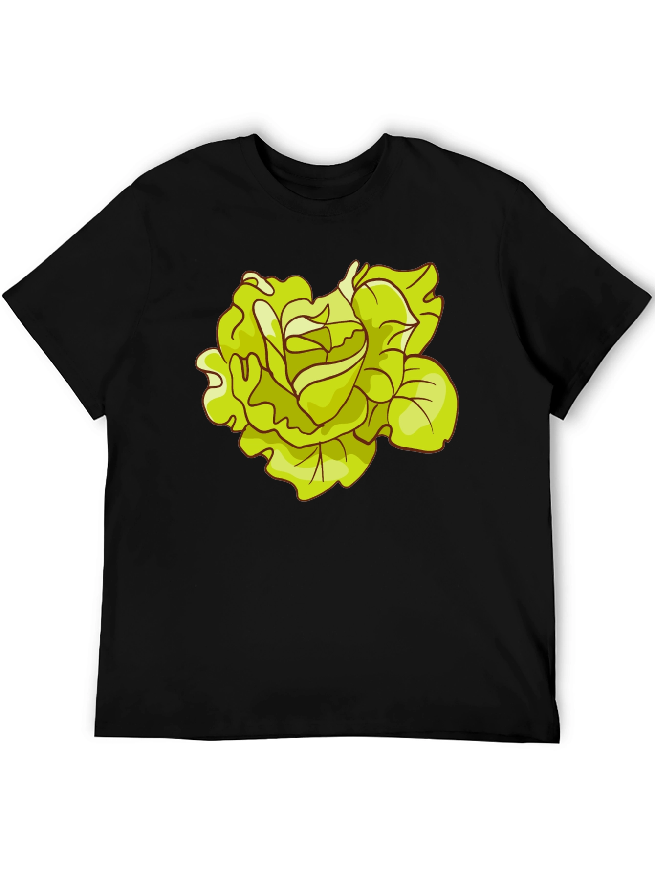 Lettuce Graphic Black T-Shirt