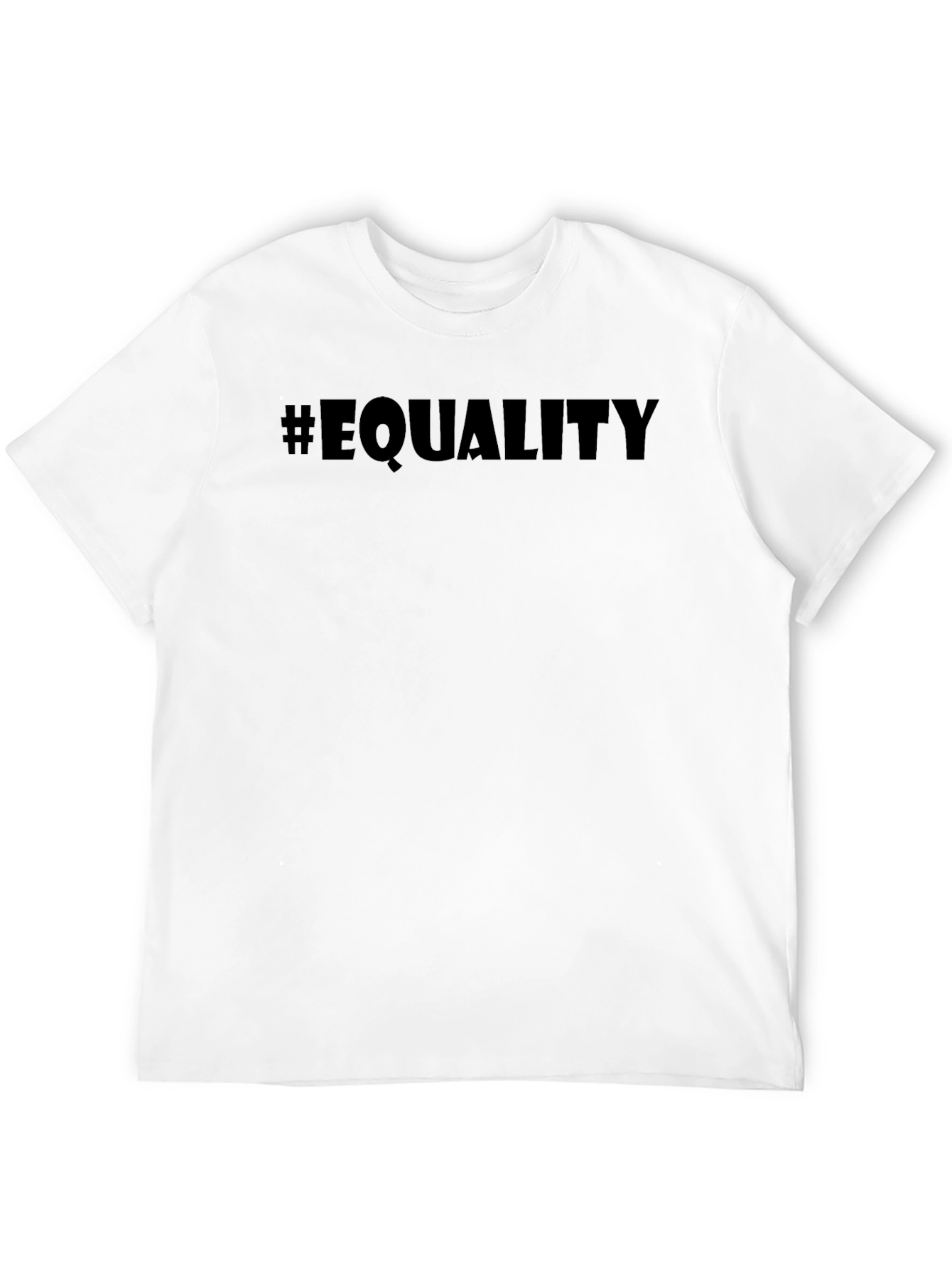 Equality T-Shirt - Black Crew Neck Tee