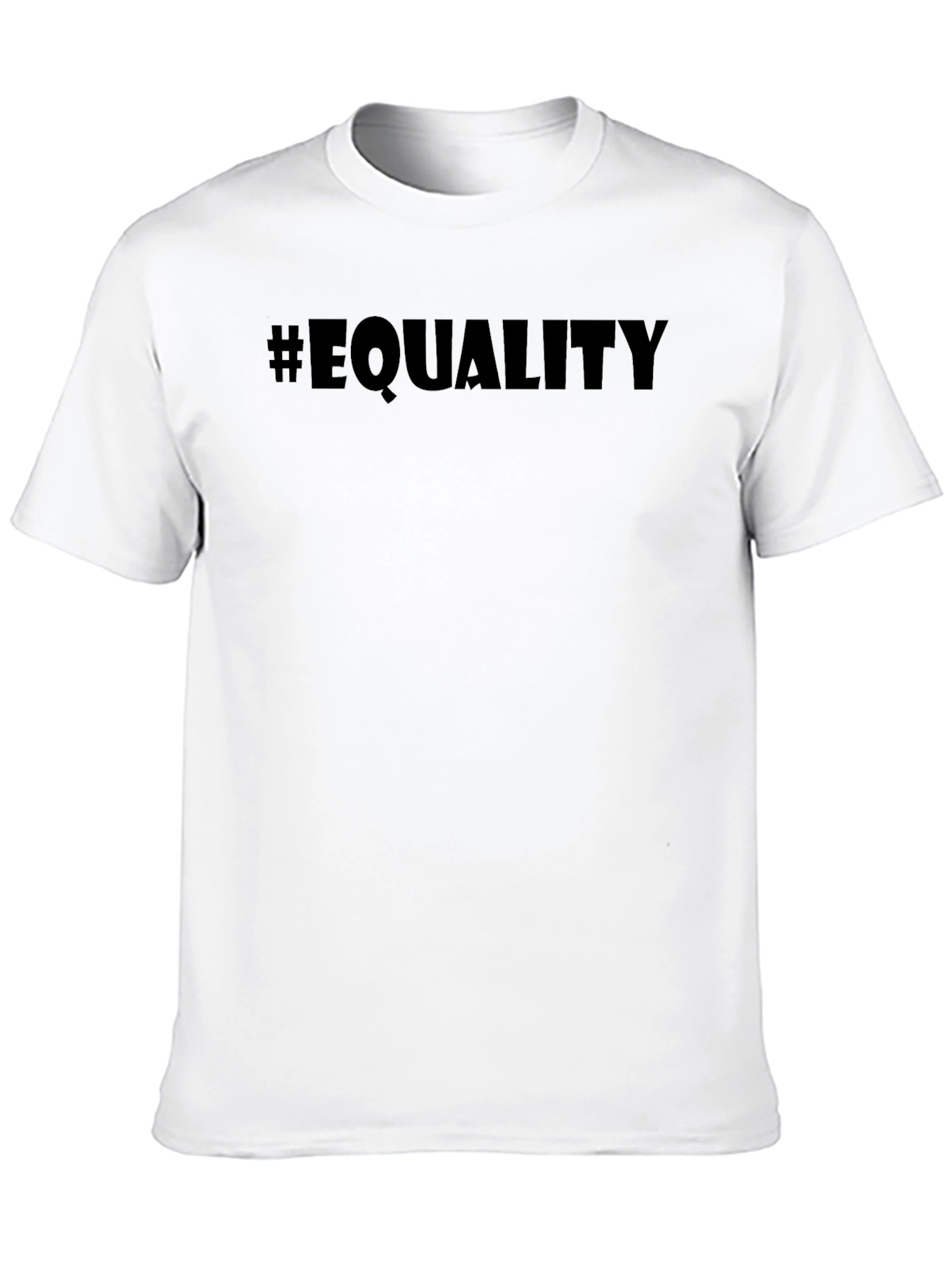 Equality T-Shirt - Black Crew Neck Tee
