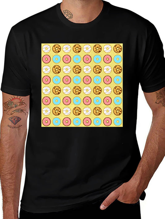 Donut Pattern T-Shirt - Fun & Unique Design