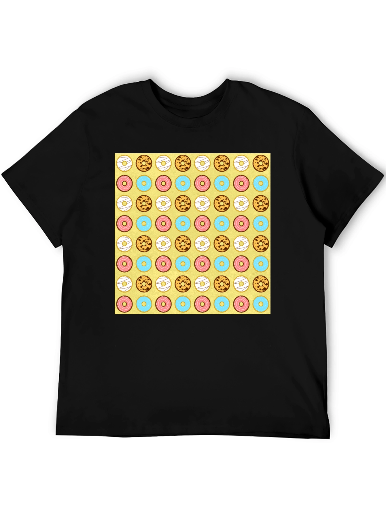 Donut Pattern T-Shirt - Fun & Unique Design