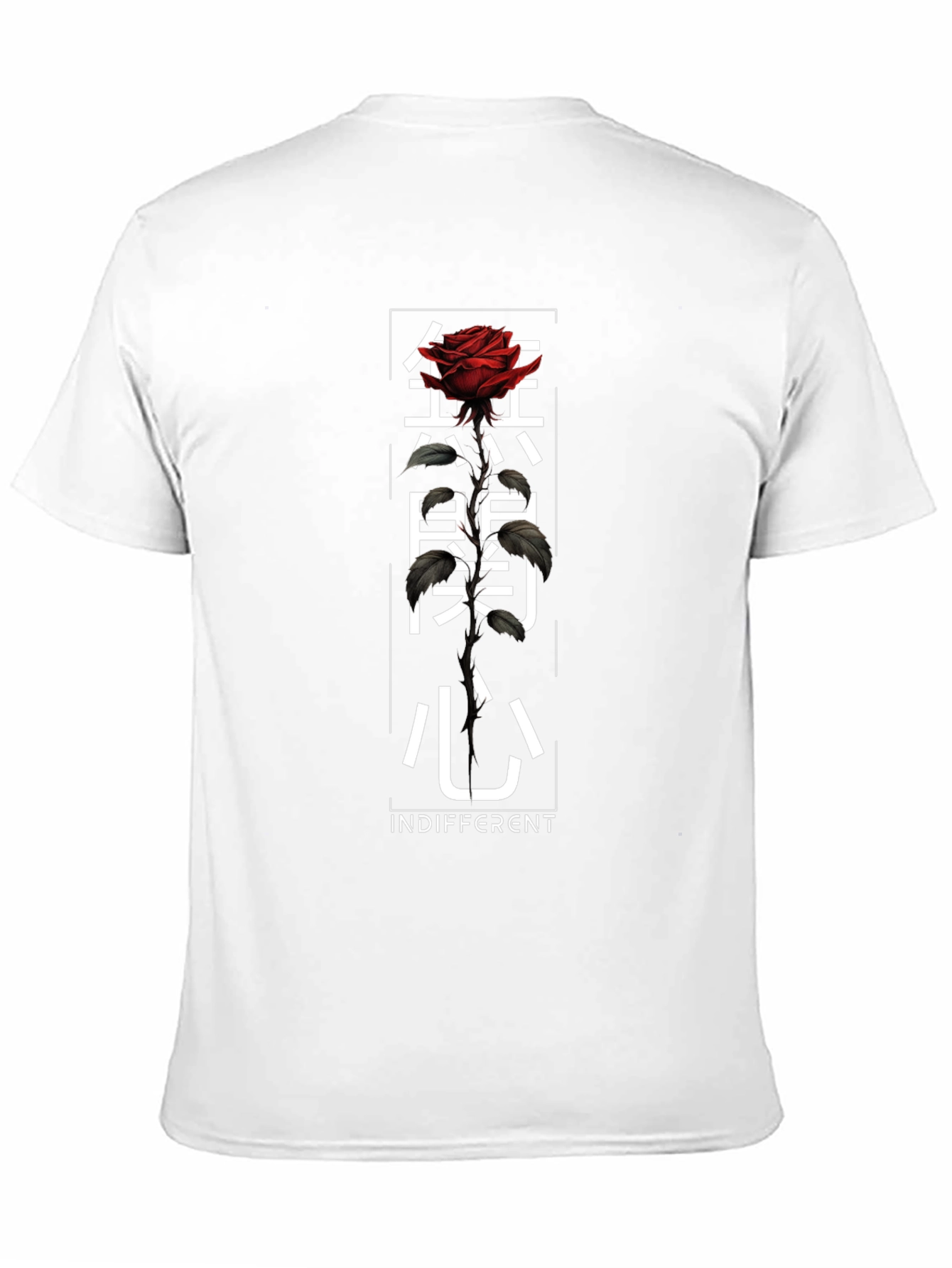 Indifferent Rose Graphic T-Shirt