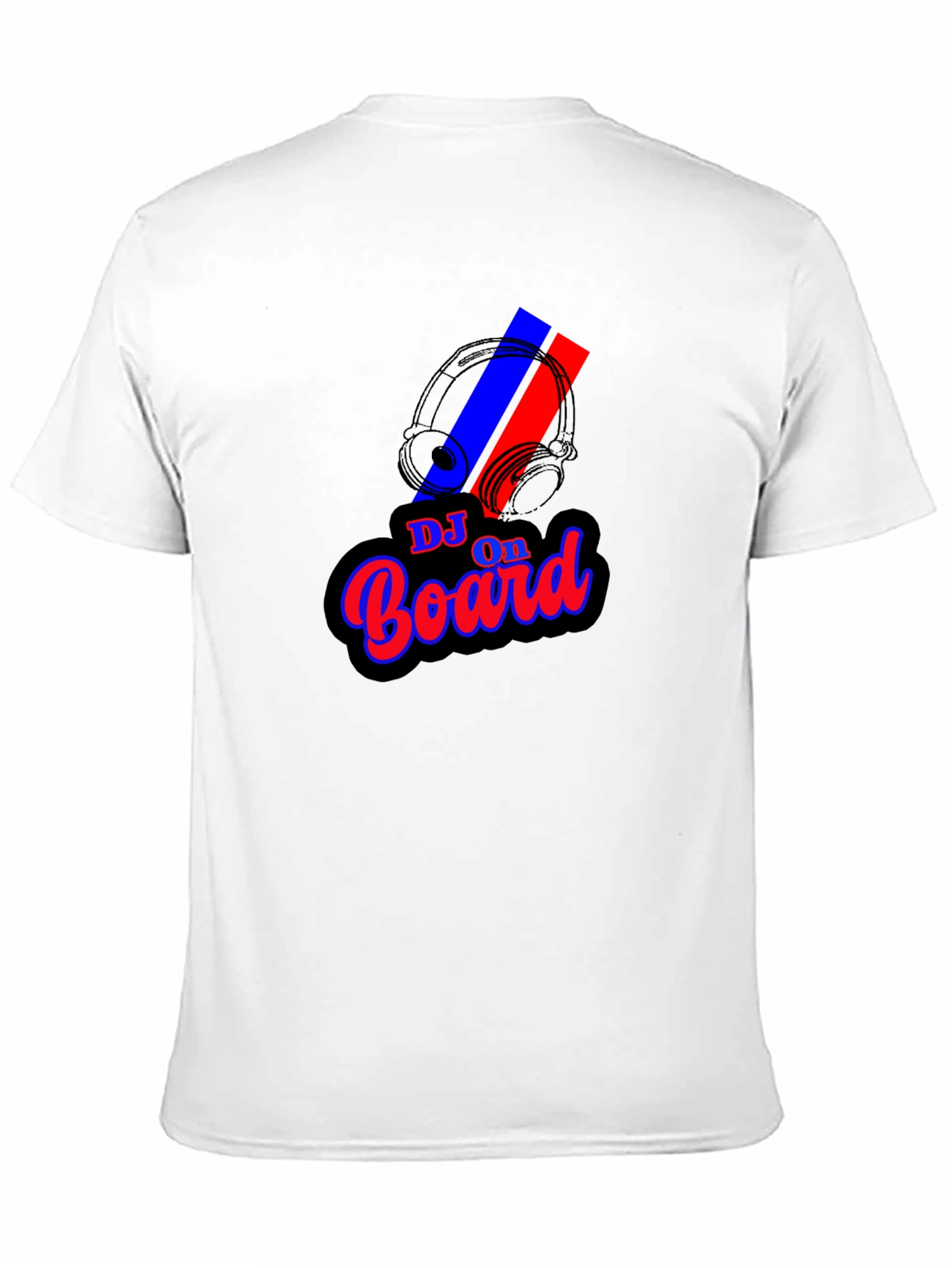 DJ On Board Graphic Black T-Shirt