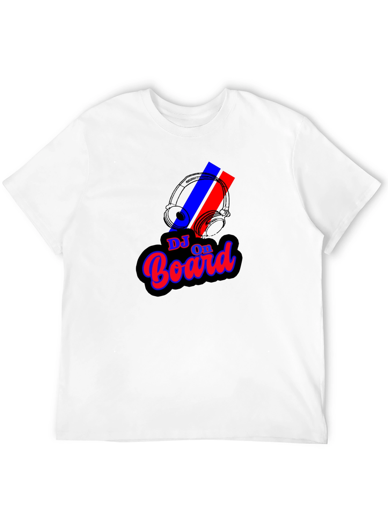 DJ On Board Graphic Black T-Shirt