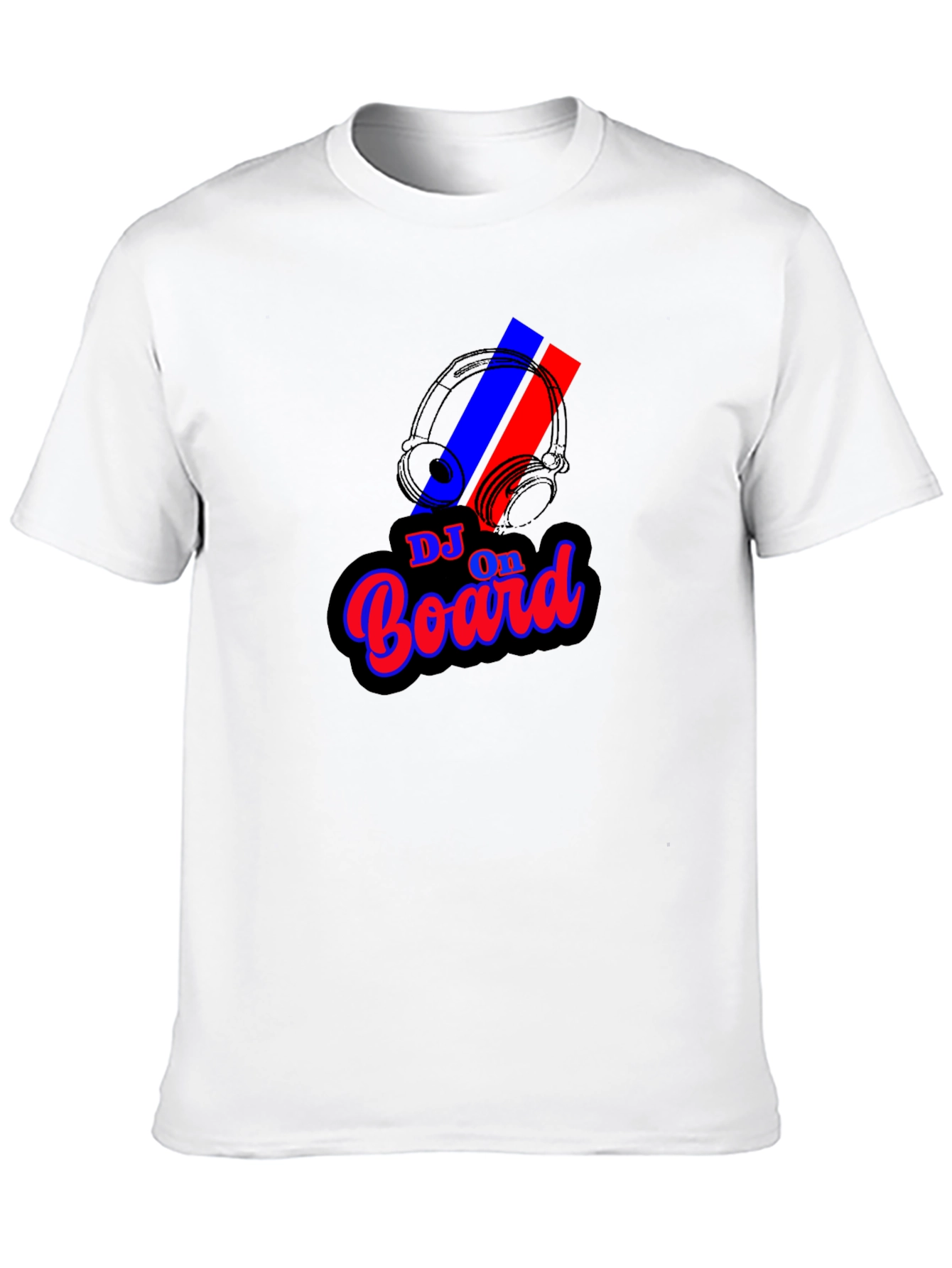 DJ On Board Graphic Black T-Shirt