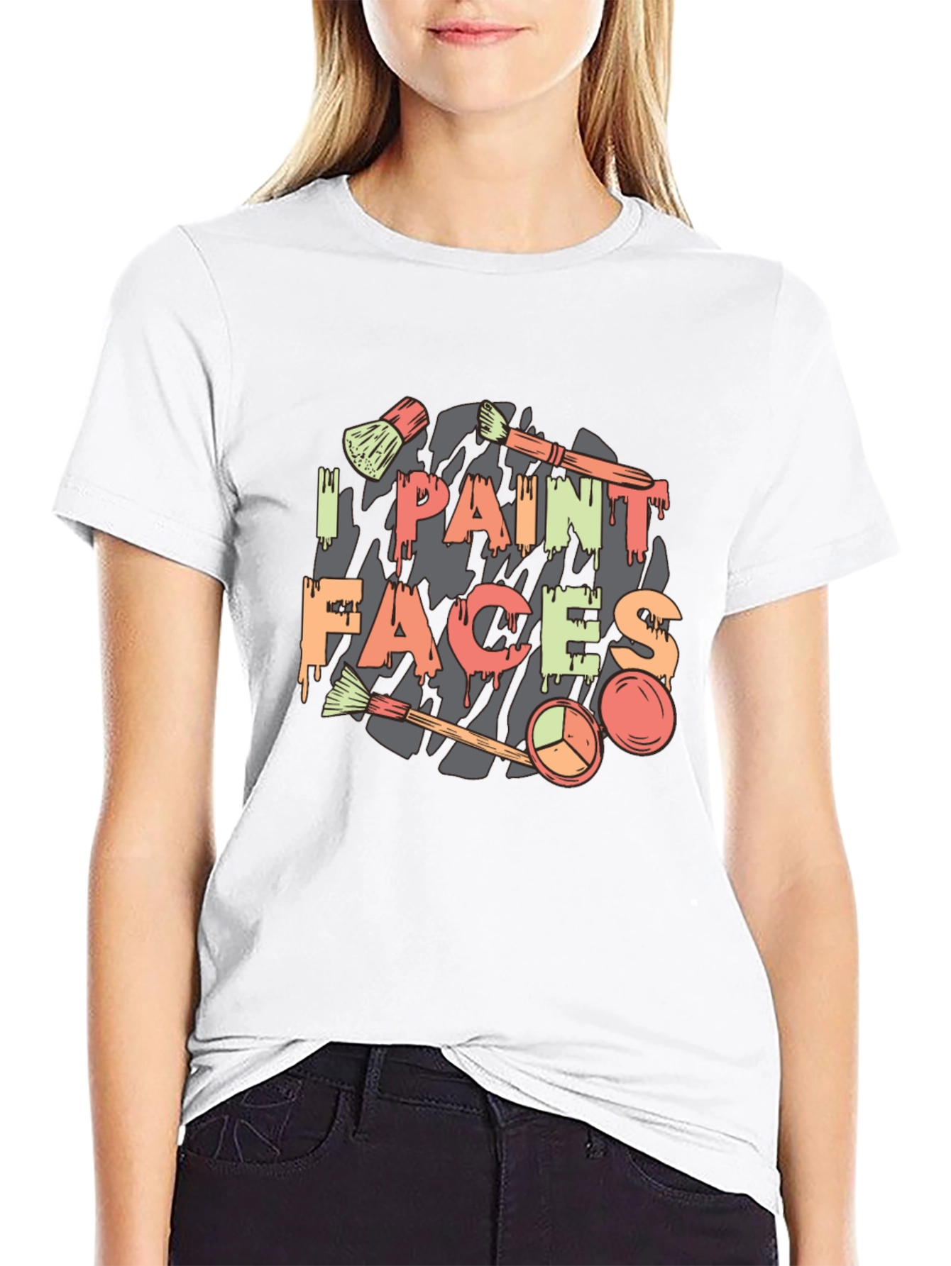 I Paint Faces Graphic Tee