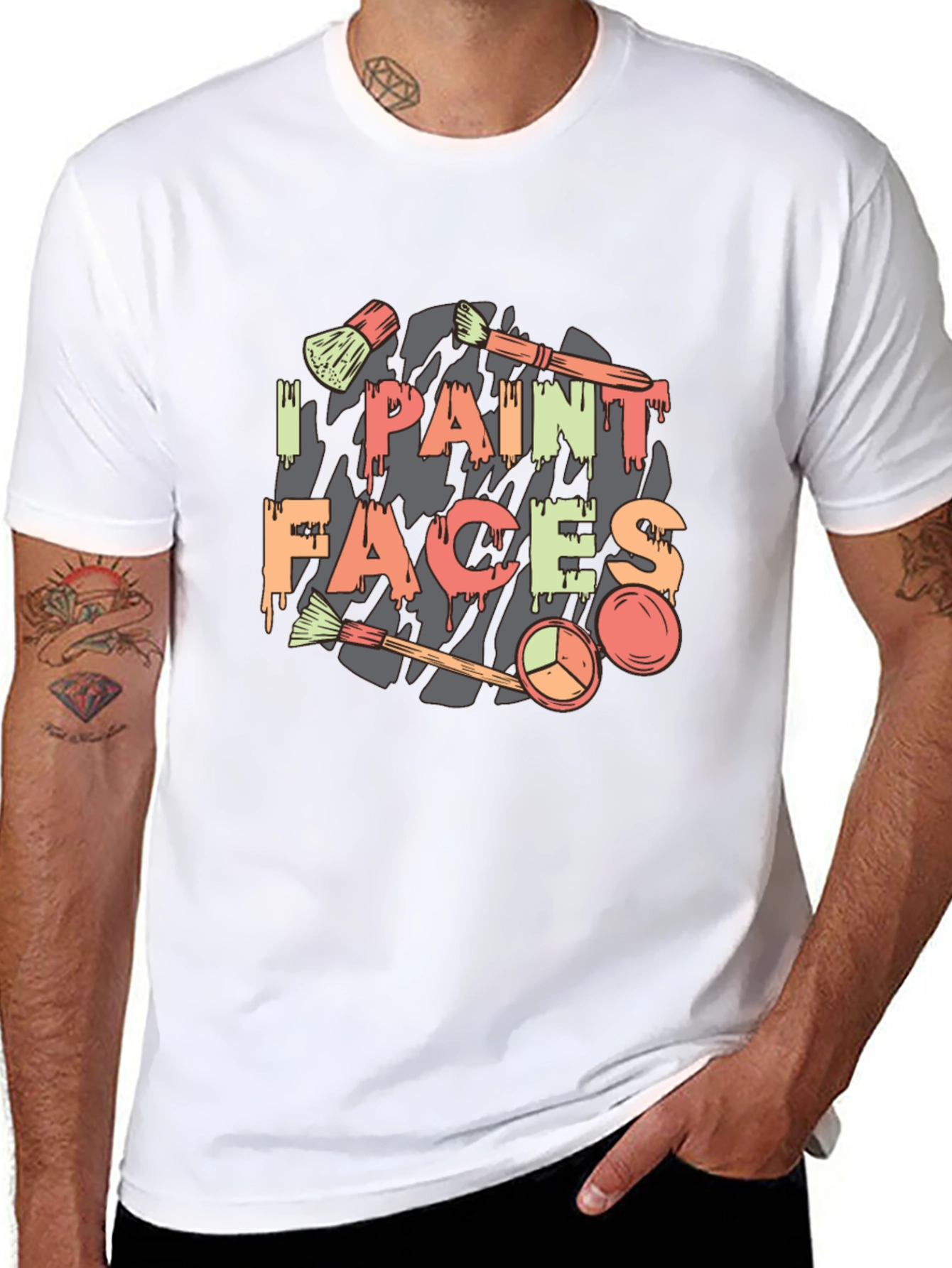 I Paint Faces Graphic Tee