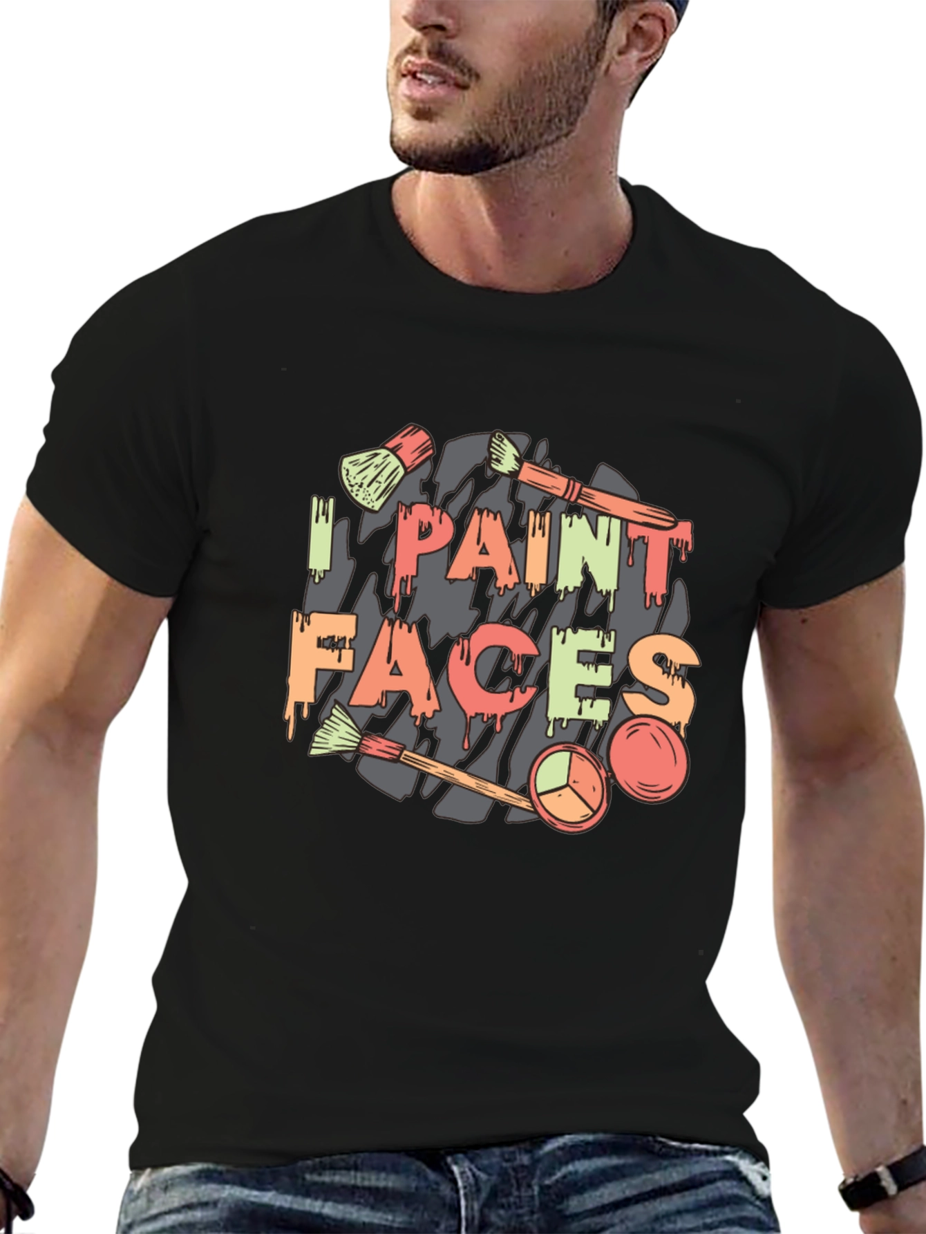 I Paint Faces Graphic Tee