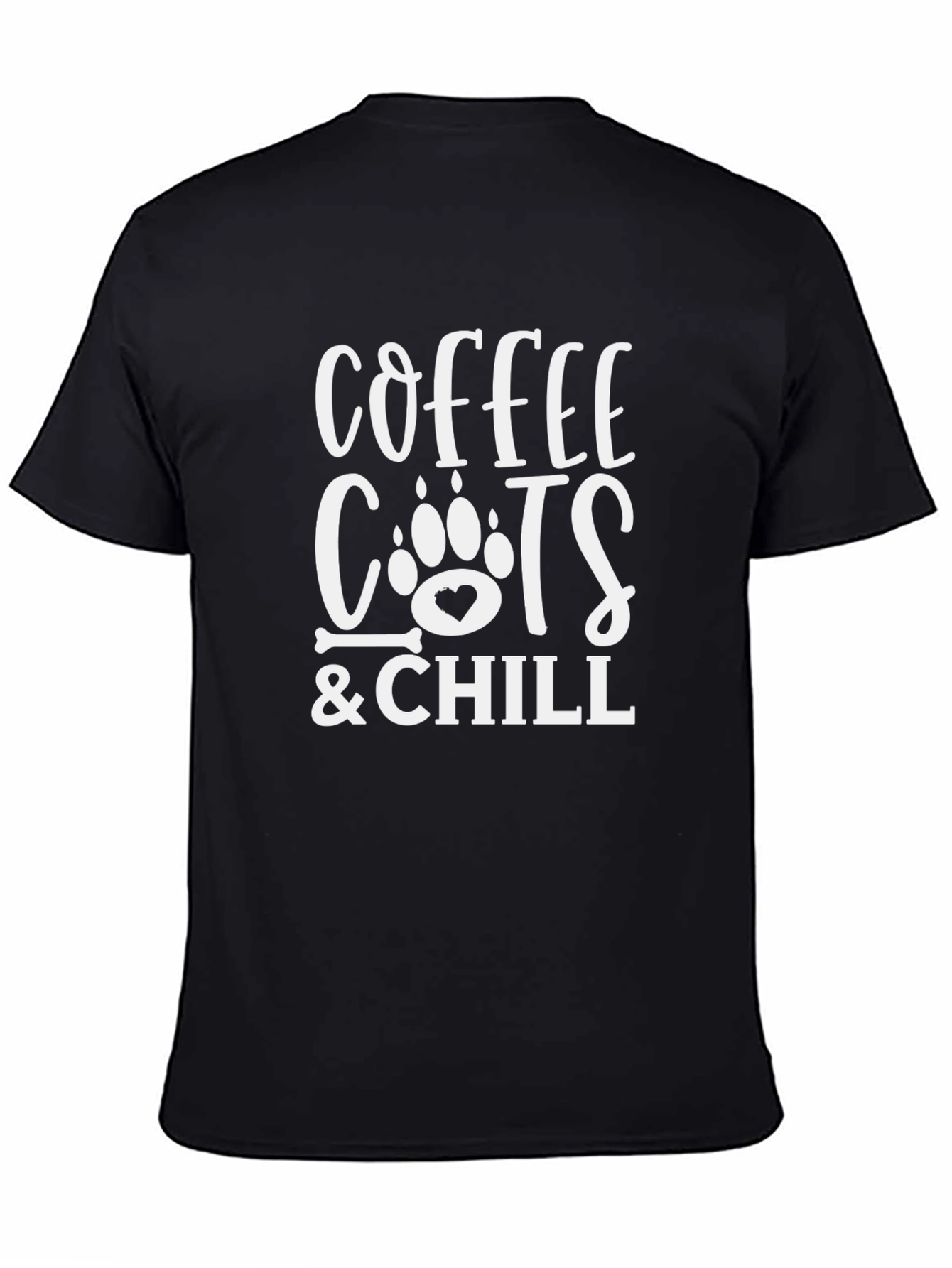 Coffee Cats & Chill Graphic T-Shirt