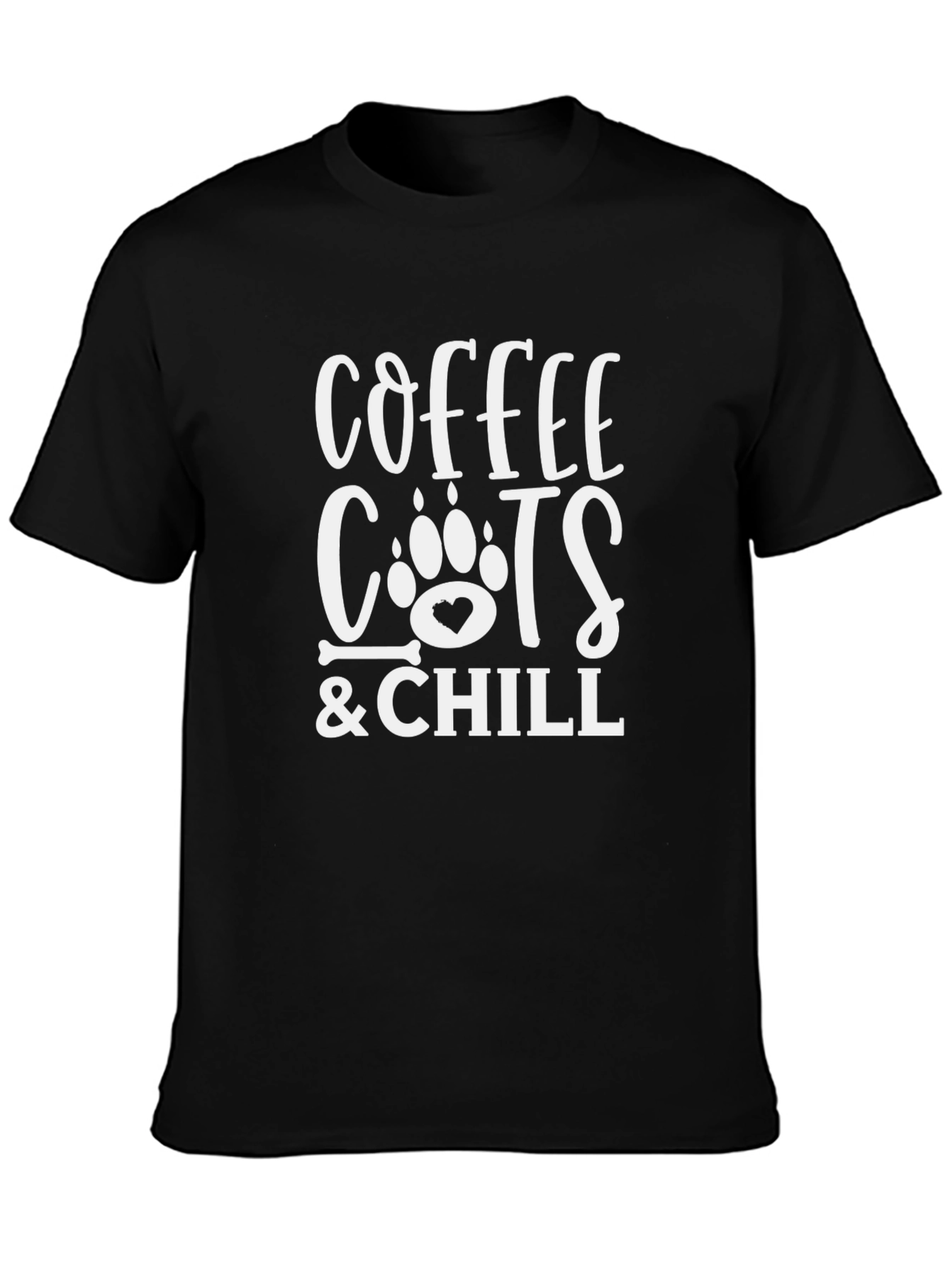 Coffee Cats & Chill Graphic T-Shirt