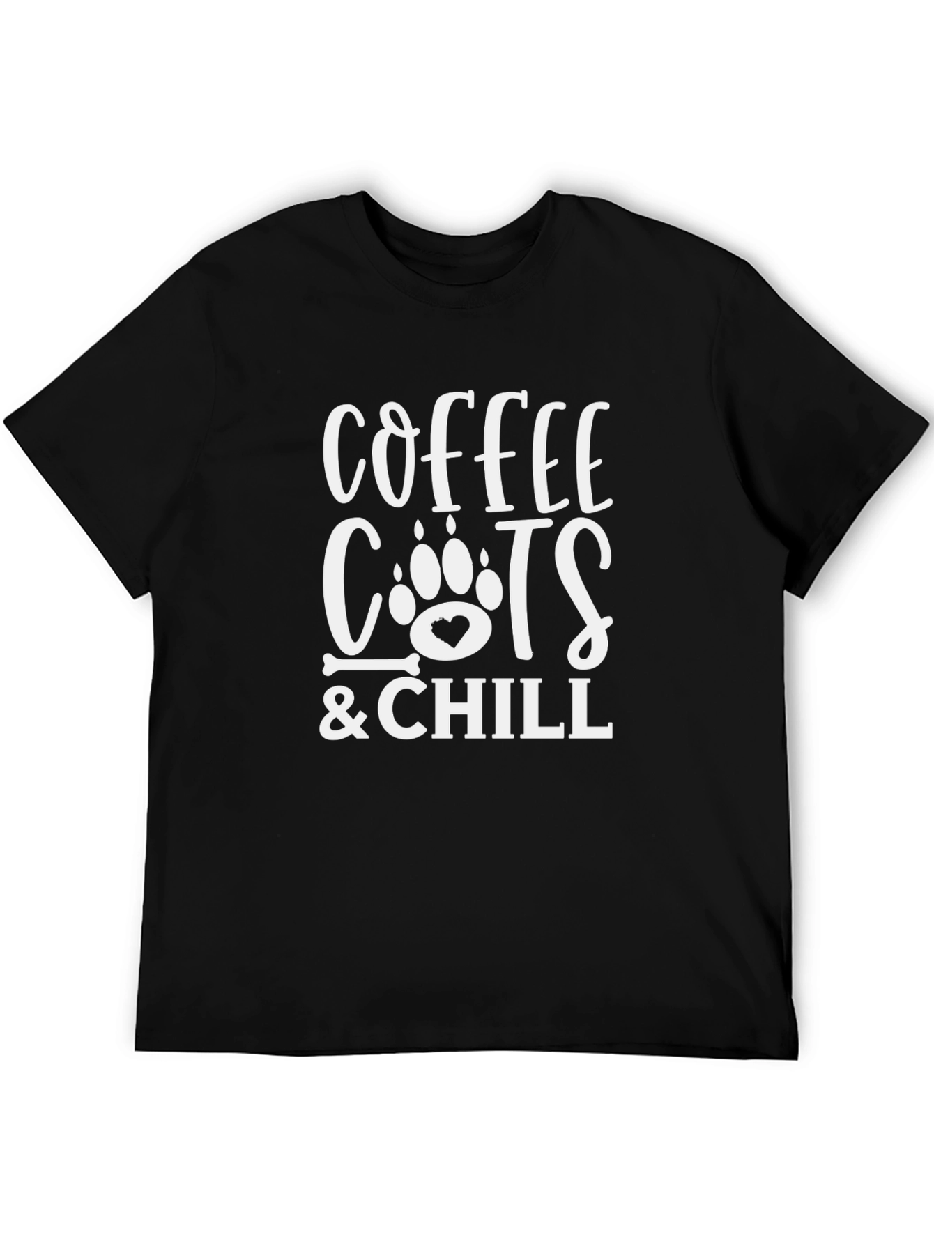 Coffee Cats & Chill Graphic T-Shirt