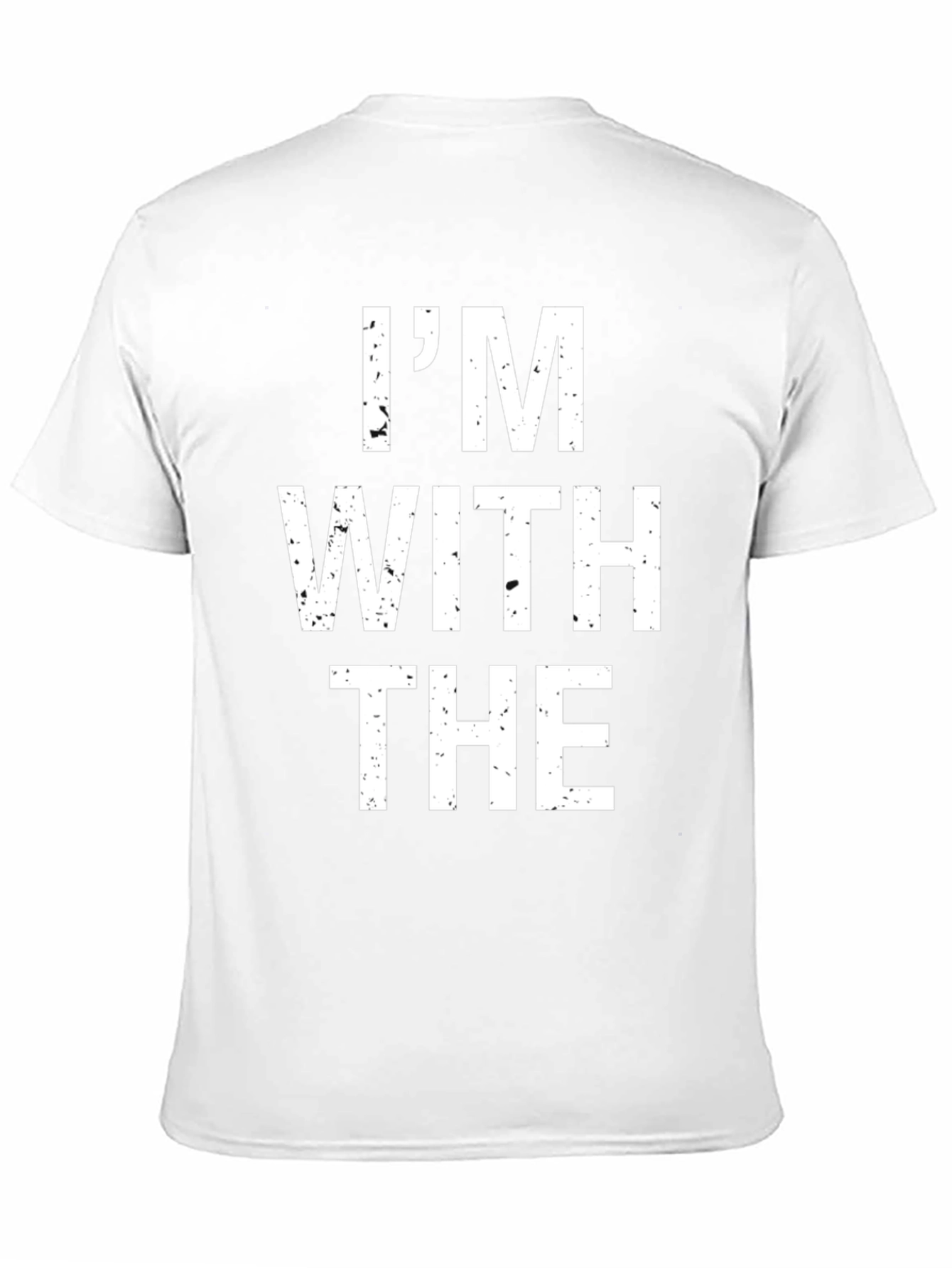 Im With The T-Shirt - Black Cotton Tee