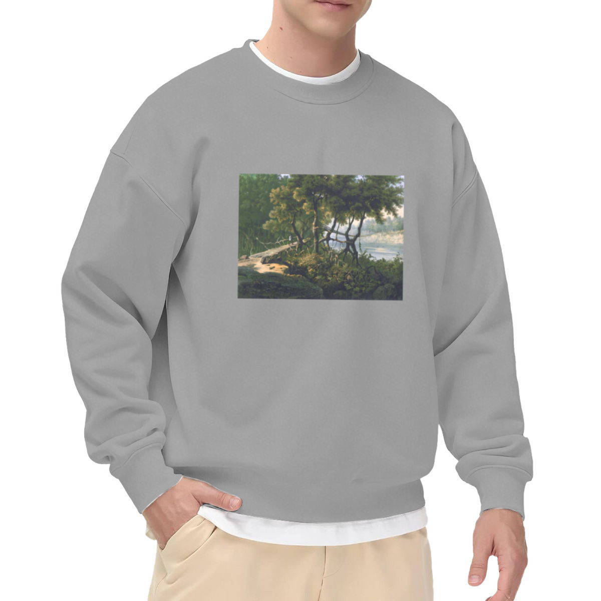 Tree & Peace Graphic ԲÁìÎÀÒÂ - Unique Design Pullover Sweatshirt