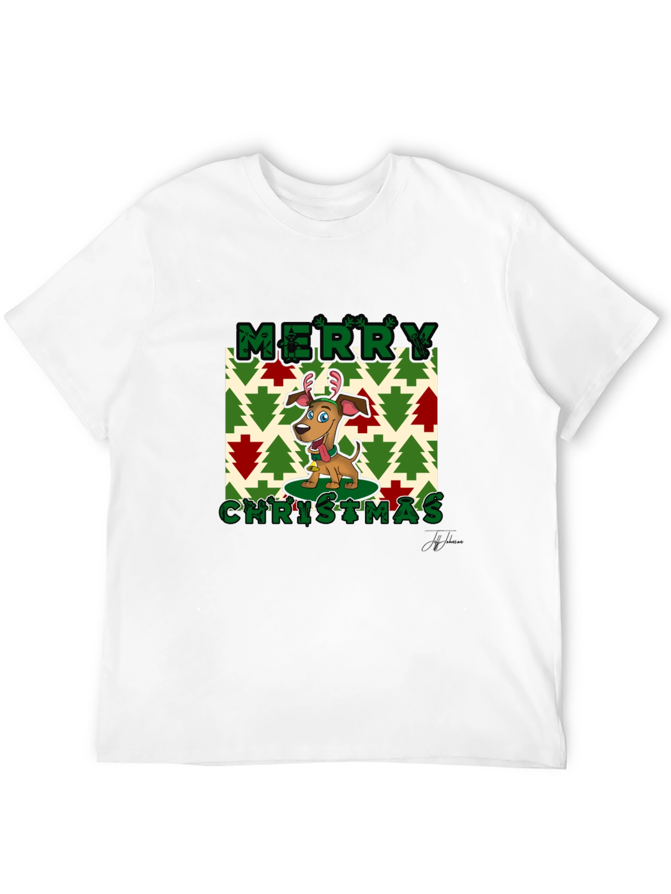 Merry Christmas Dog T-Shirt