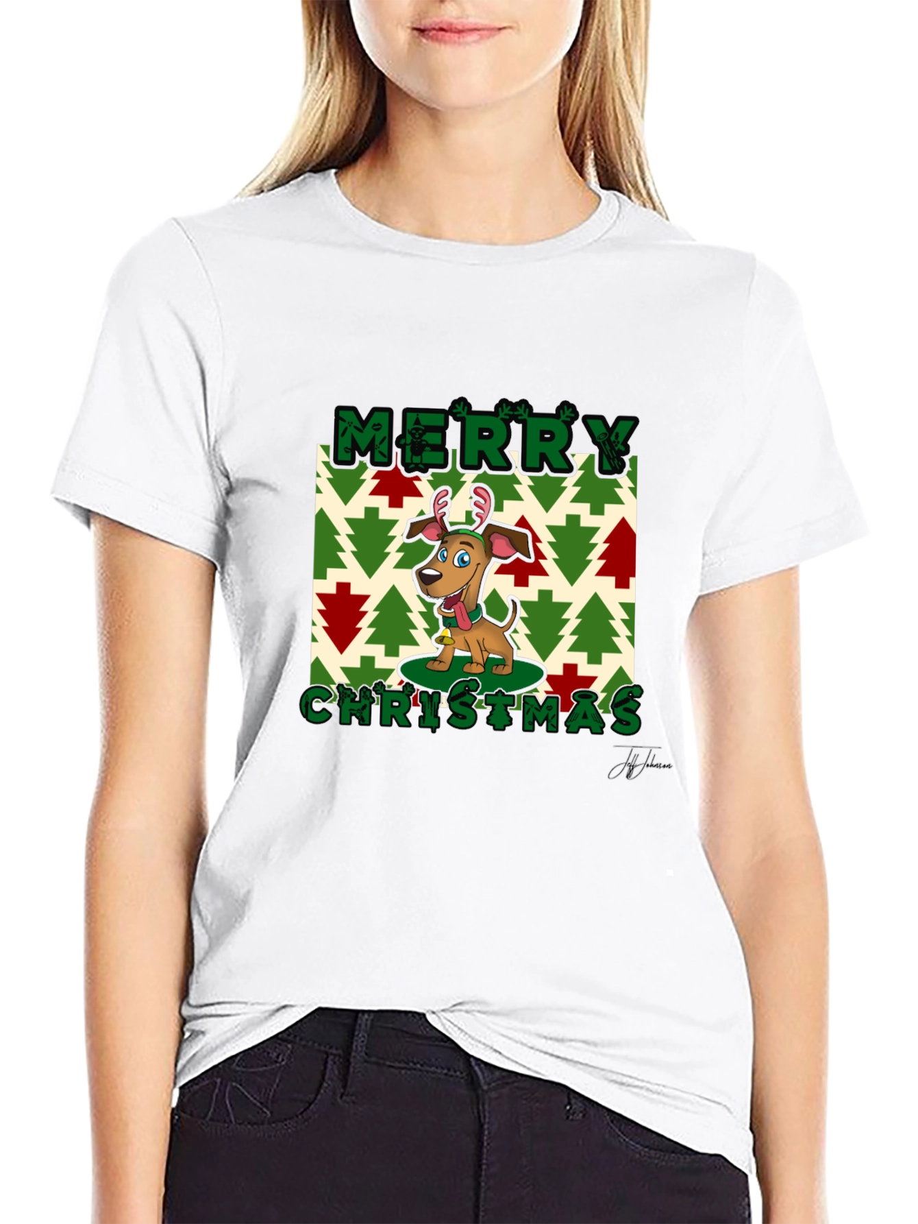 Merry Christmas Dog T-Shirt