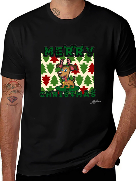 Merry Christmas Dog T-Shirt