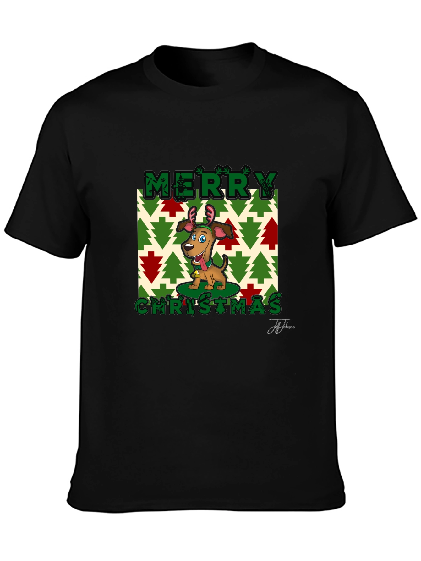 Merry Christmas Dog T-Shirt