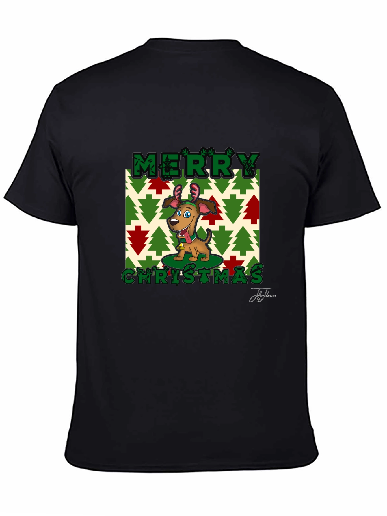 Merry Christmas Dog T-Shirt