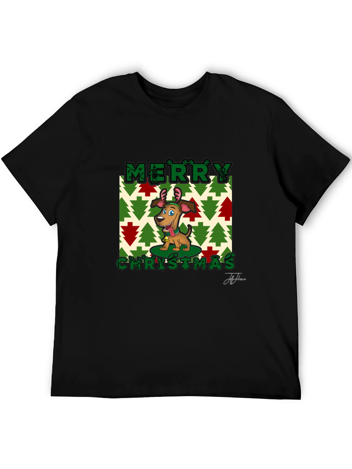 Merry Christmas Dog T-Shirt