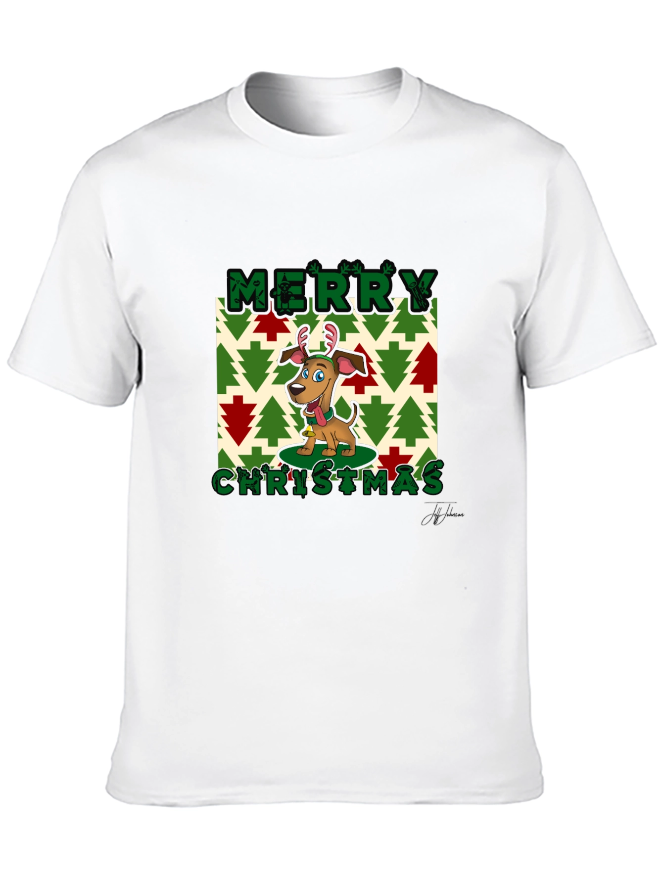 Merry Christmas Dog T-Shirt