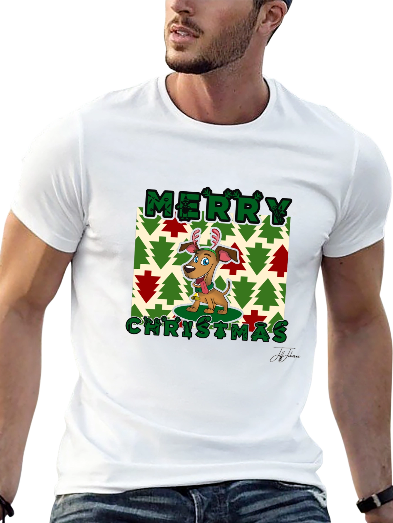 Merry Christmas Dog T-Shirt