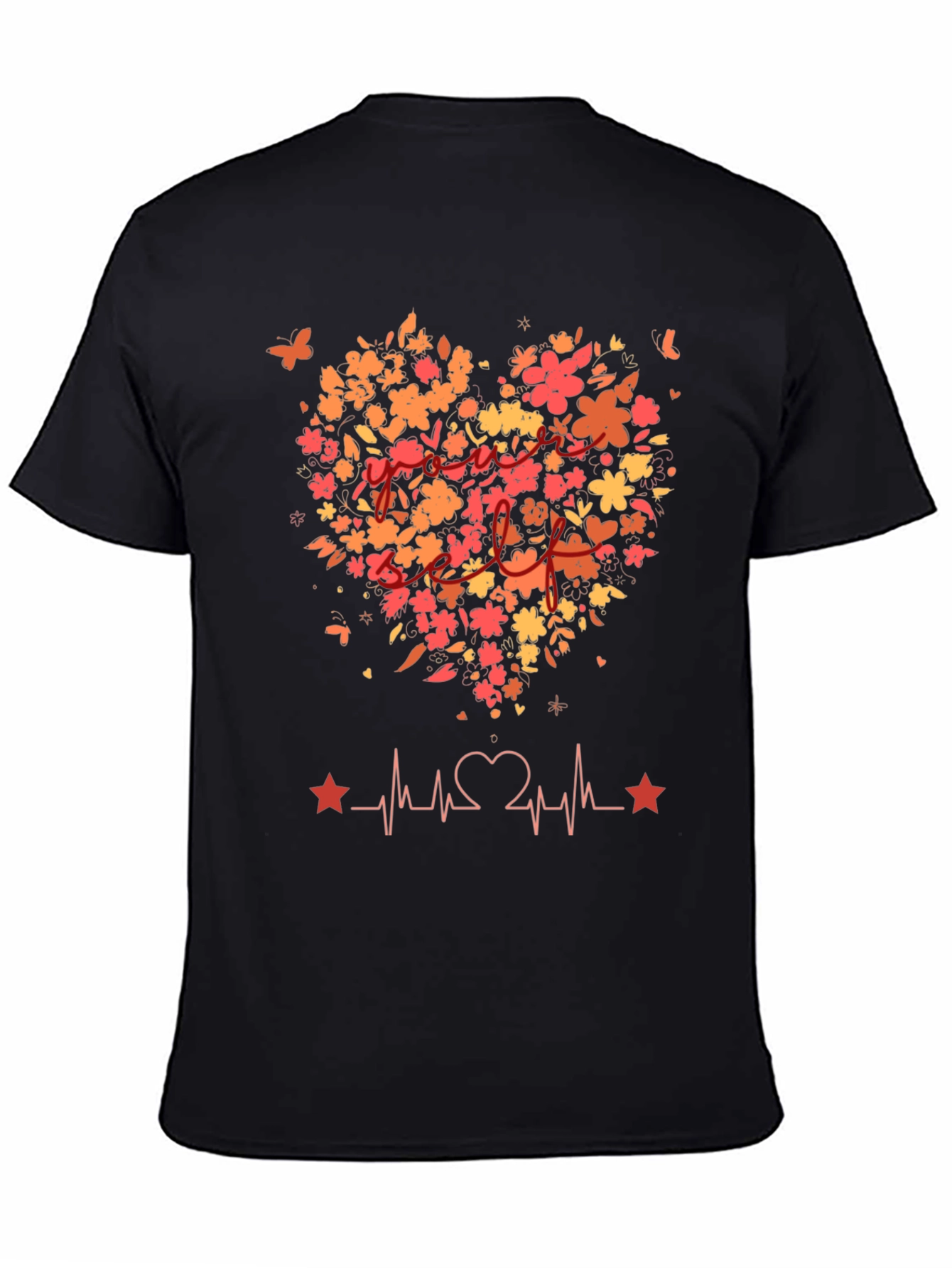 Floral Heartbeat Tee - Love of Mom Shirt