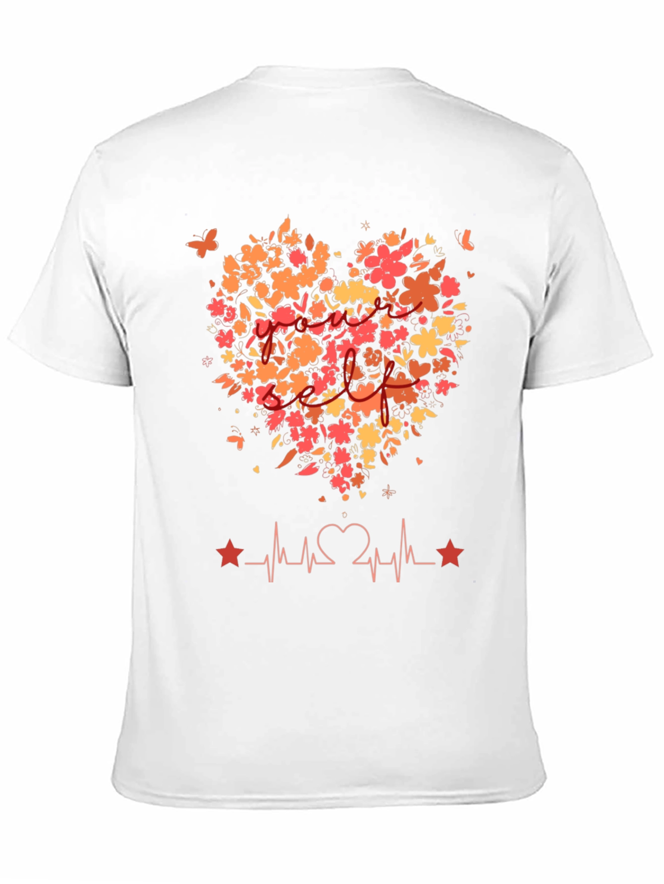 Floral Heartbeat Tee - Love of Mom Shirt