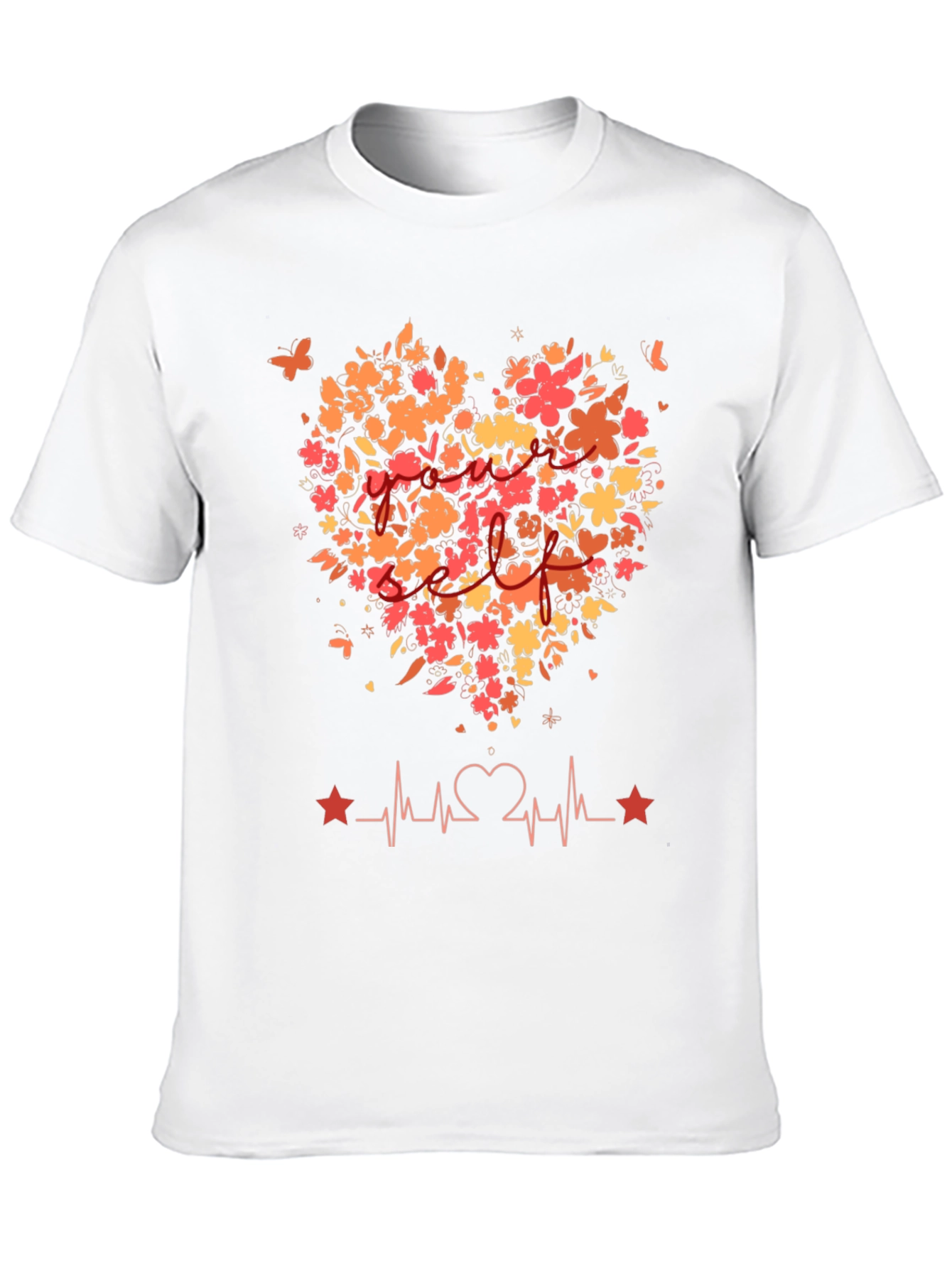 Floral Heartbeat Tee - Love of Mom Shirt