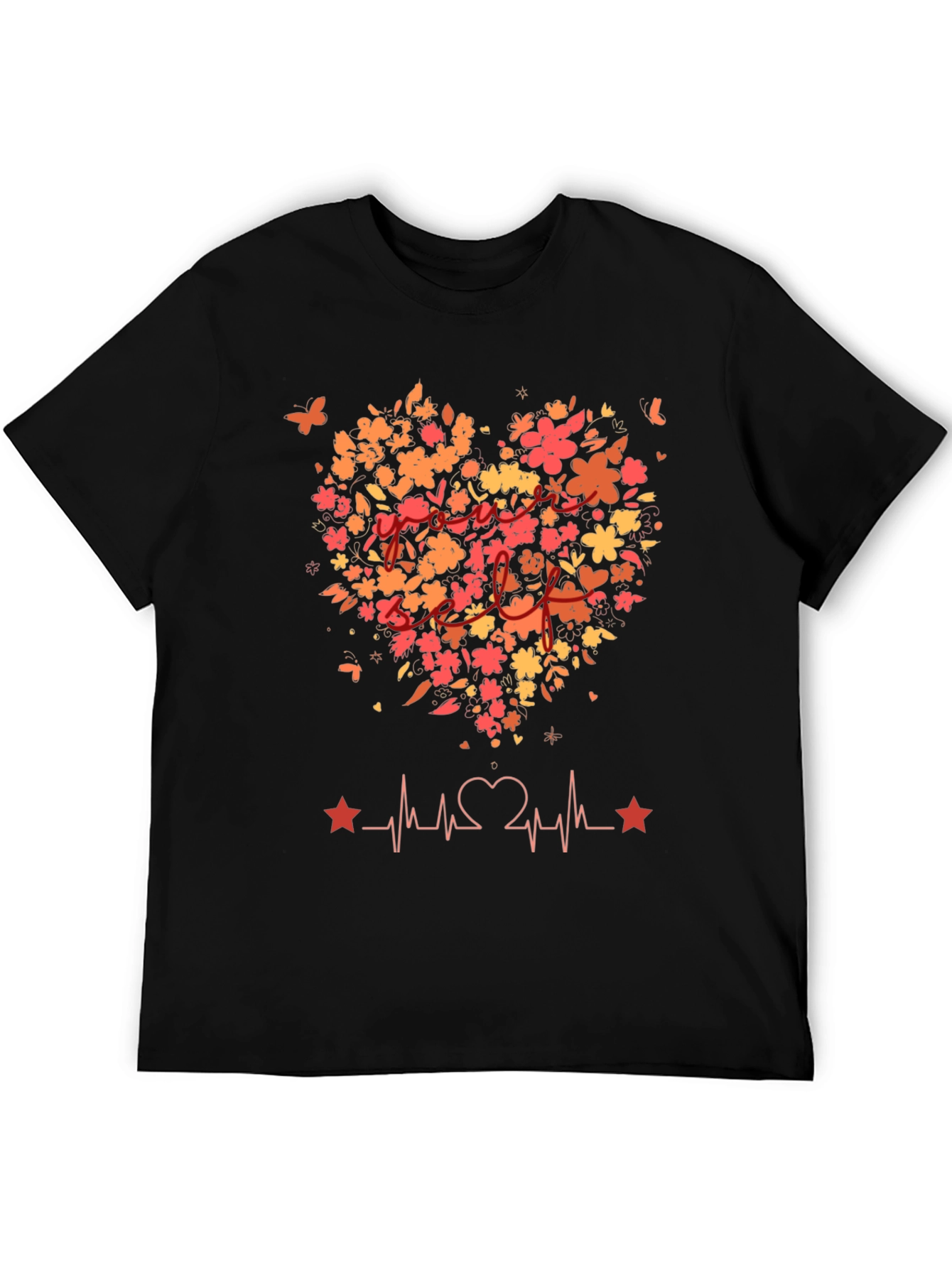 Floral Heartbeat Tee - Love of Mom Shirt