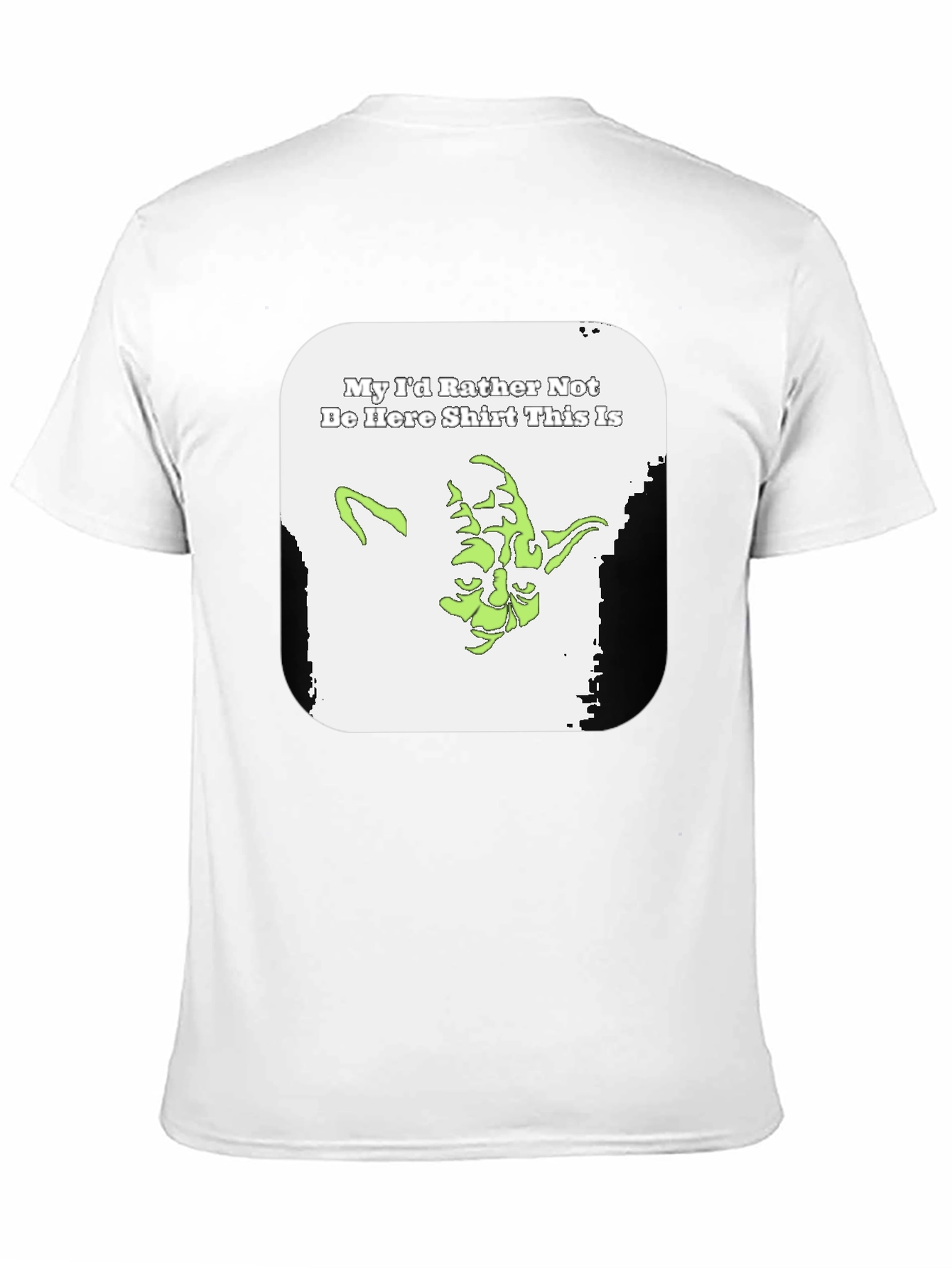 Yoda Id Rather Not Be Here Graphic T-Shirt