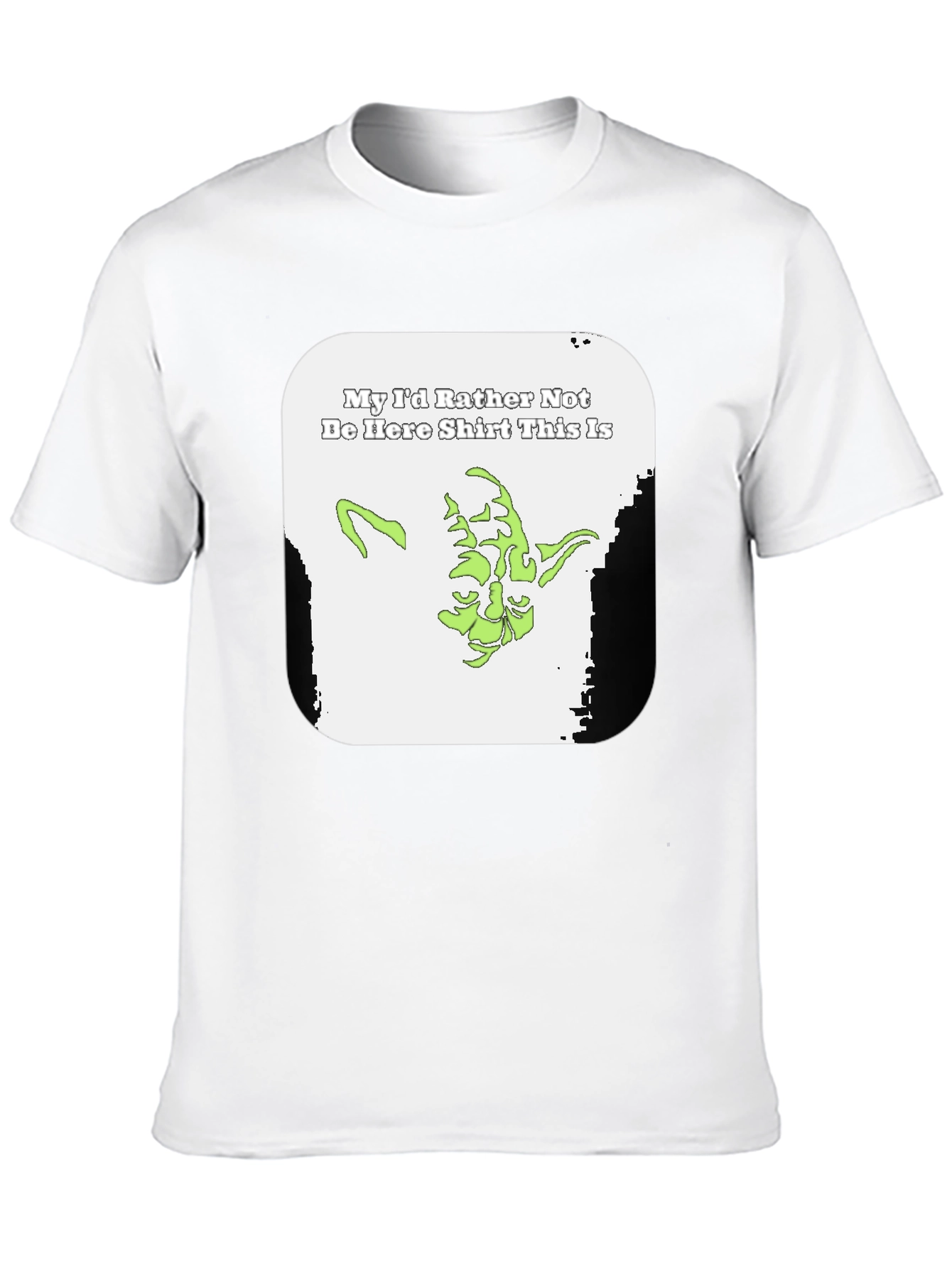 Yoda Id Rather Not Be Here Graphic T-Shirt