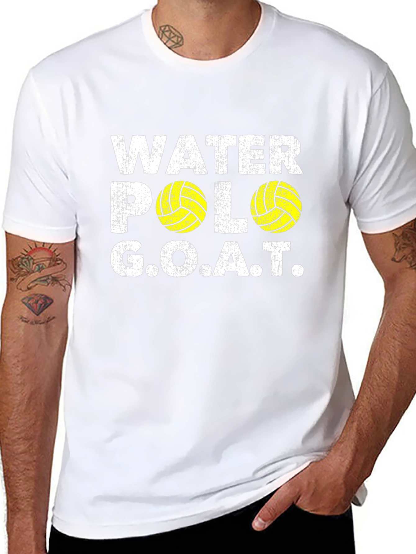 Water Polo GOAT T-Shirt - Black