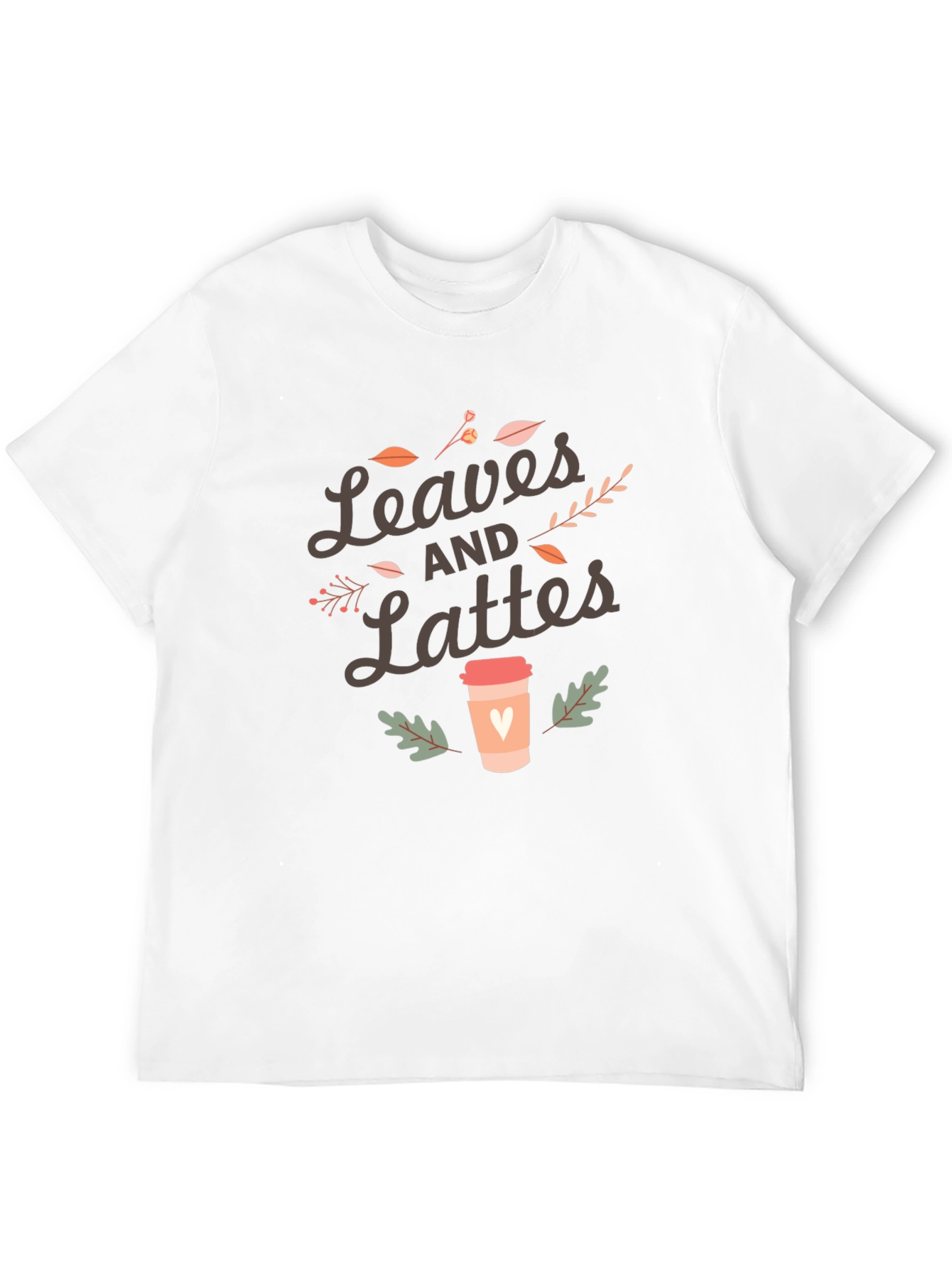 Leaves and Lattes Graphic Tee - Autumn Vibes