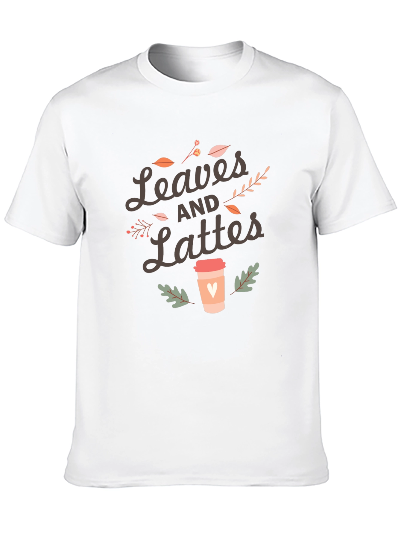Leaves and Lattes Graphic Tee - Autumn Vibes