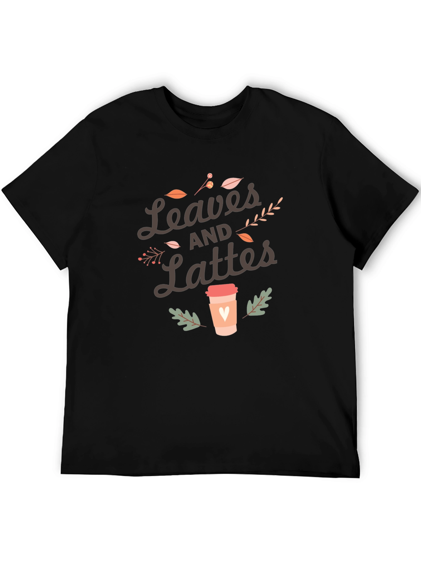 Leaves and Lattes Graphic Tee - Autumn Vibes
