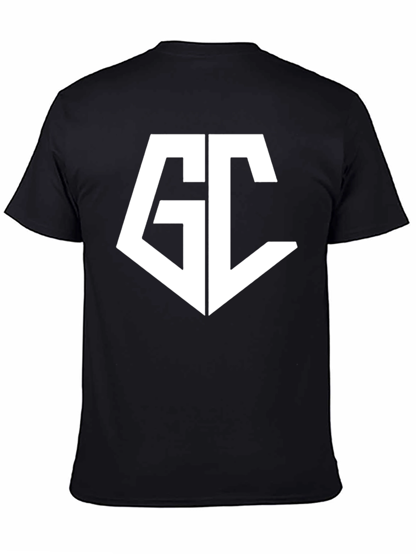 Mens Black GC Logo Graphic Tee