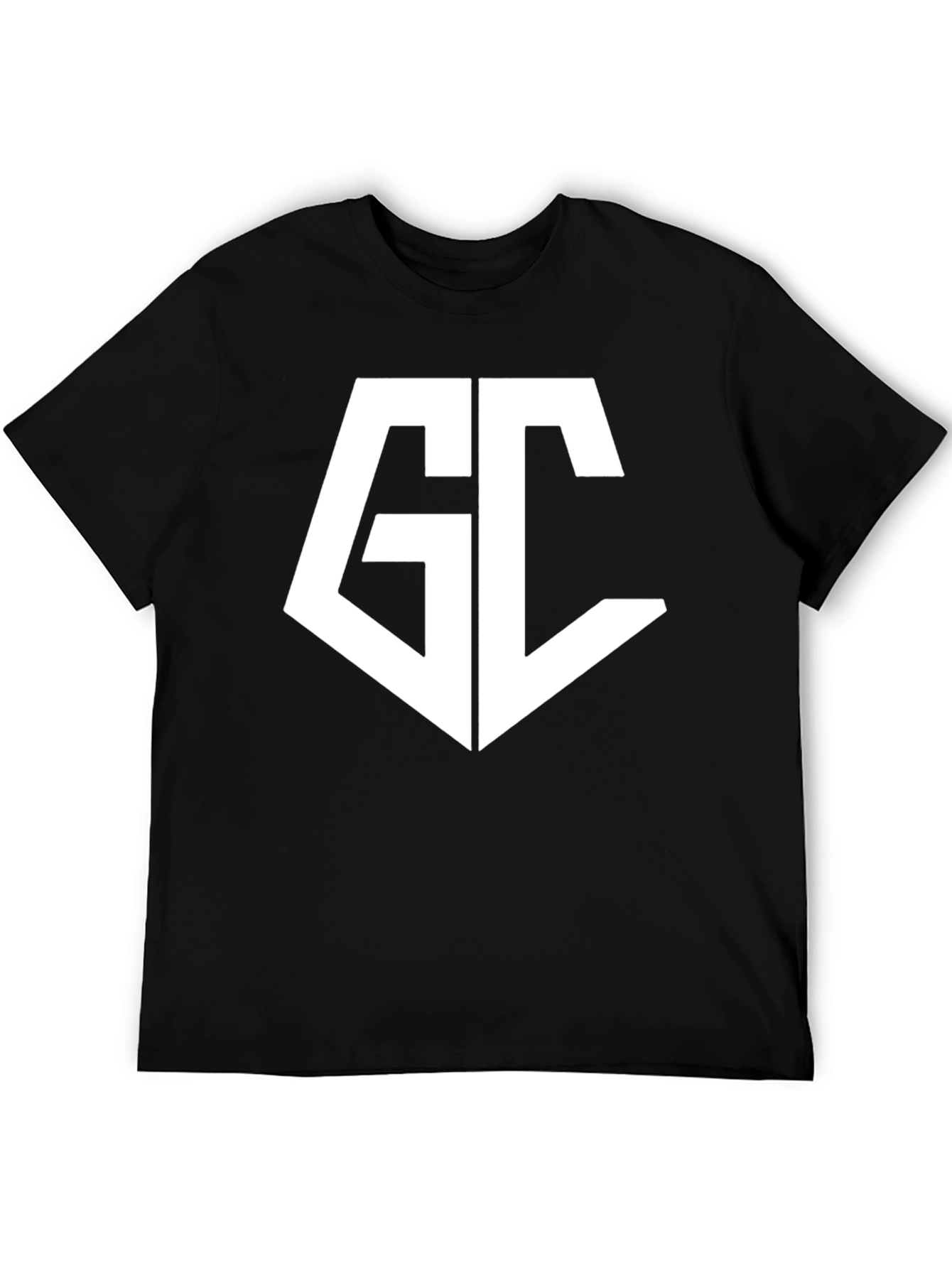 Mens Black GC Logo Graphic Tee