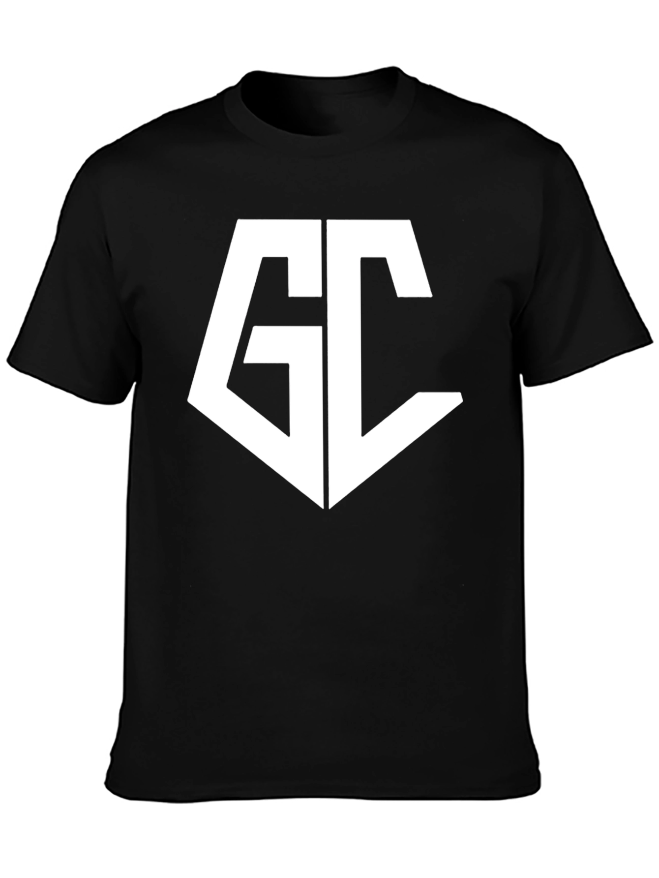 Mens Black GC Logo Graphic Tee