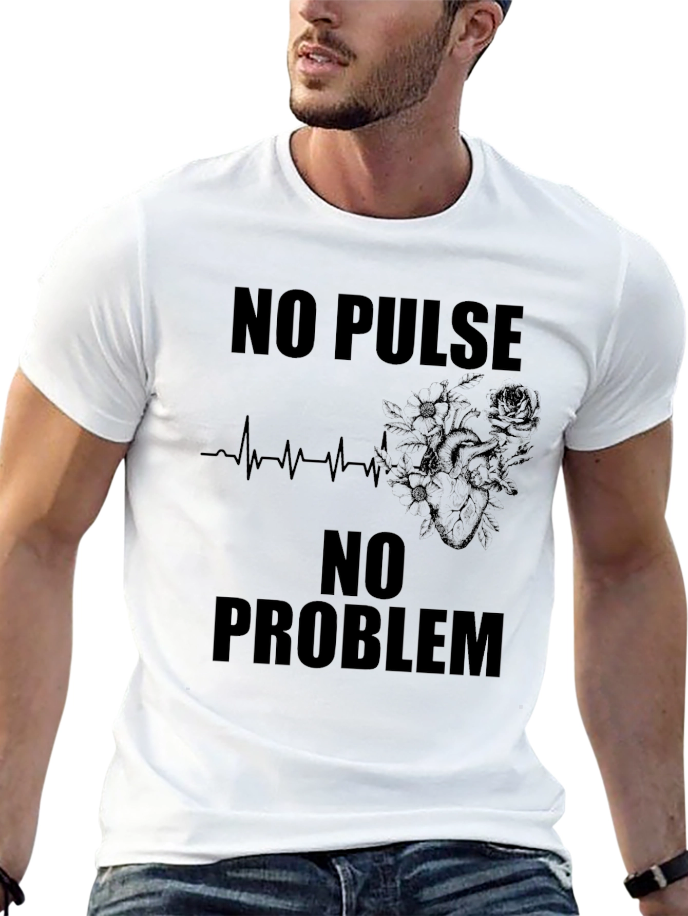 No Pulse No Problem Graphic Tee